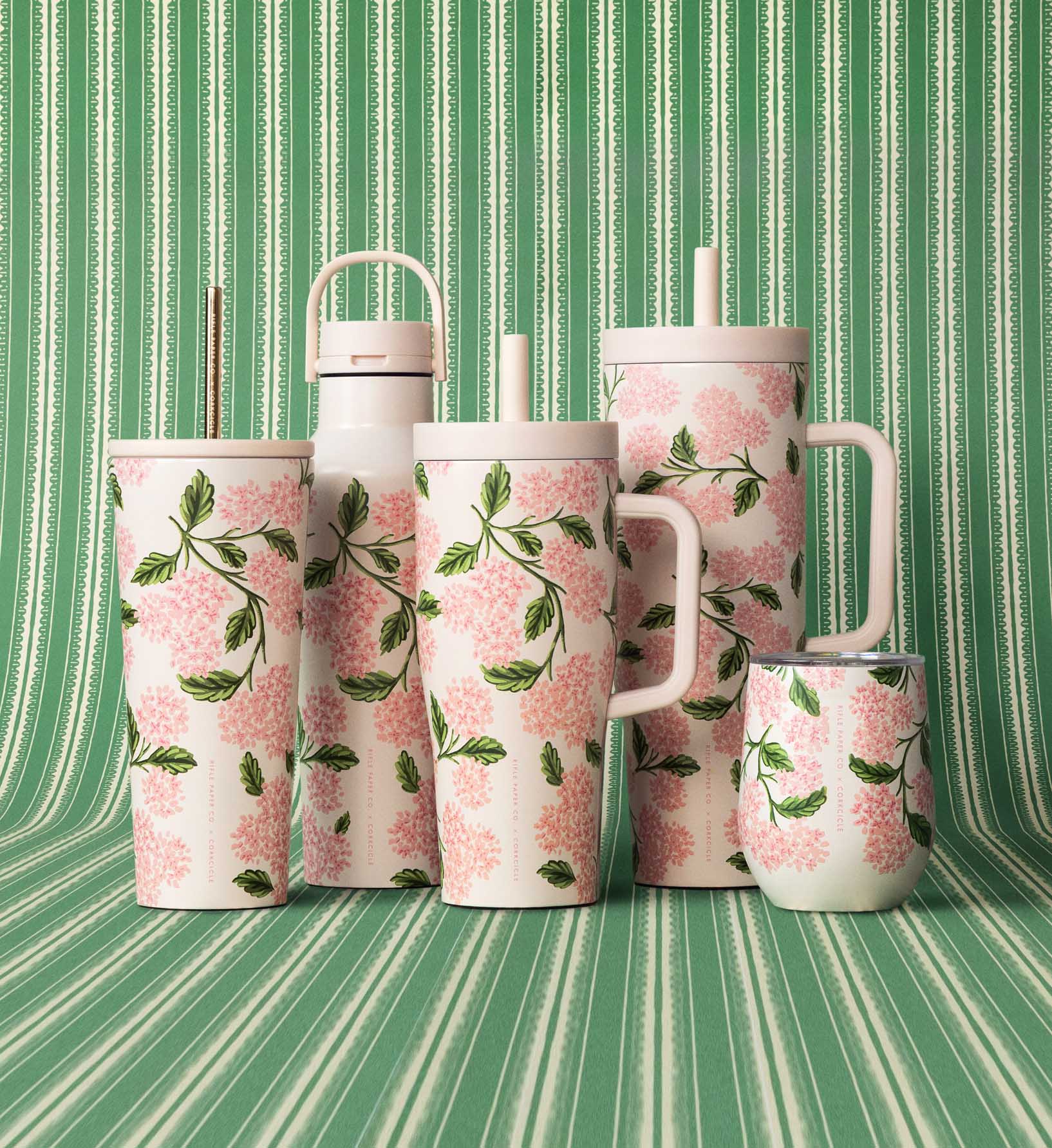 20 oz. Sport Canteen - Pink Hydrangea - Image 2
