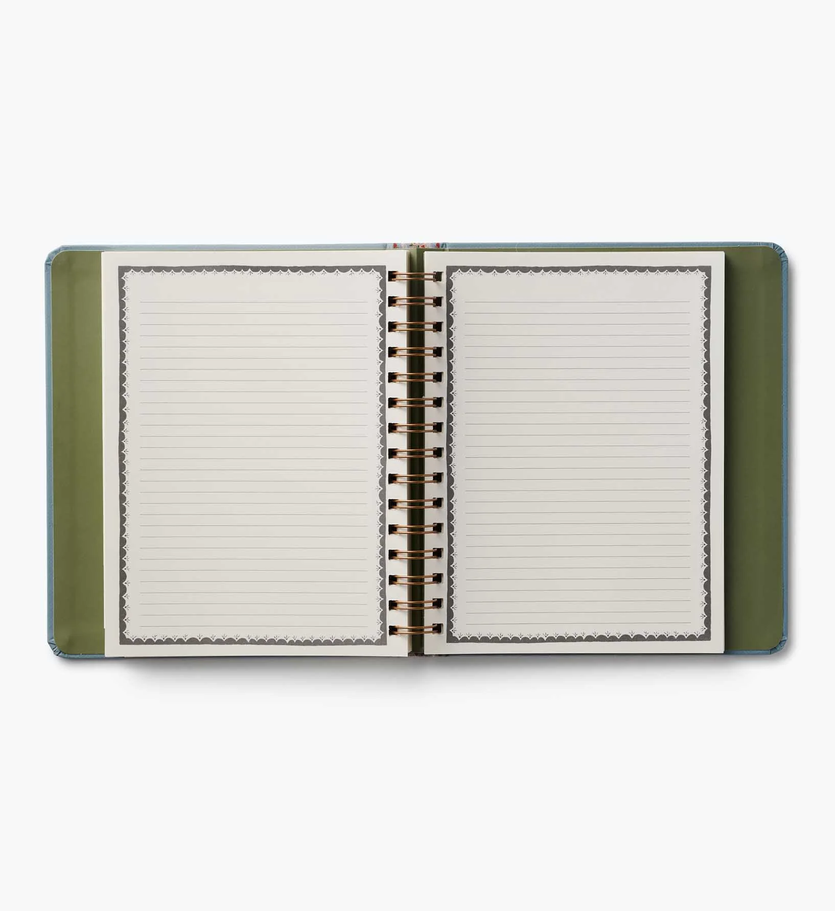 2026-2027 17-Month Academic Covered Spiral Planner - Paisley Stripe - Image 9