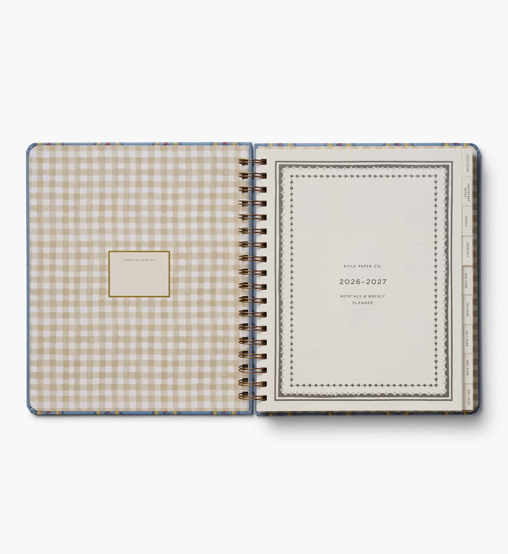 2026-2027 17-Month Academic Hardcover Spiral Planner - Schoolhouse - Image 3