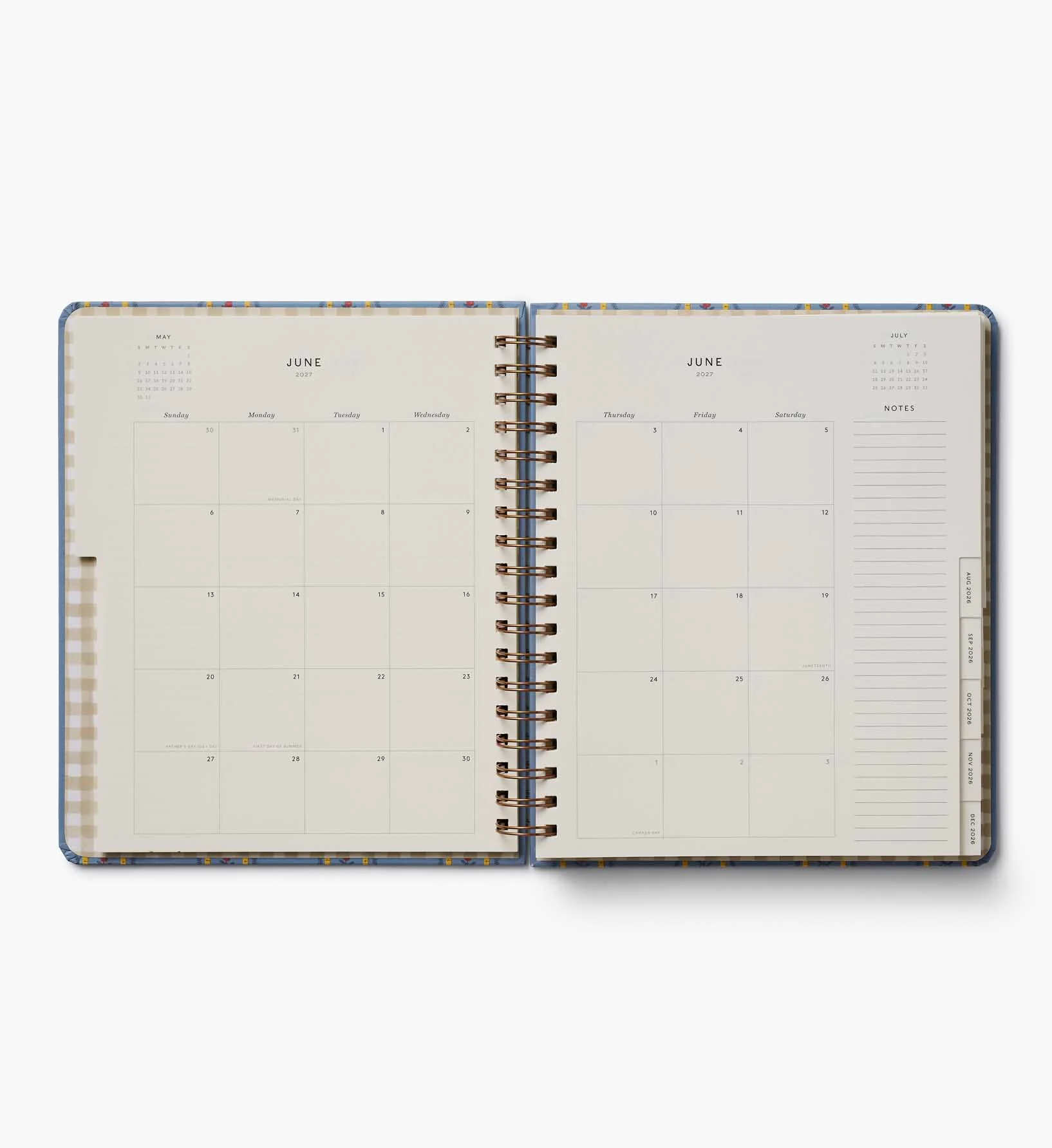 2026-2027 17-Month Academic Hardcover Spiral Planner - Schoolhouse - Image 5