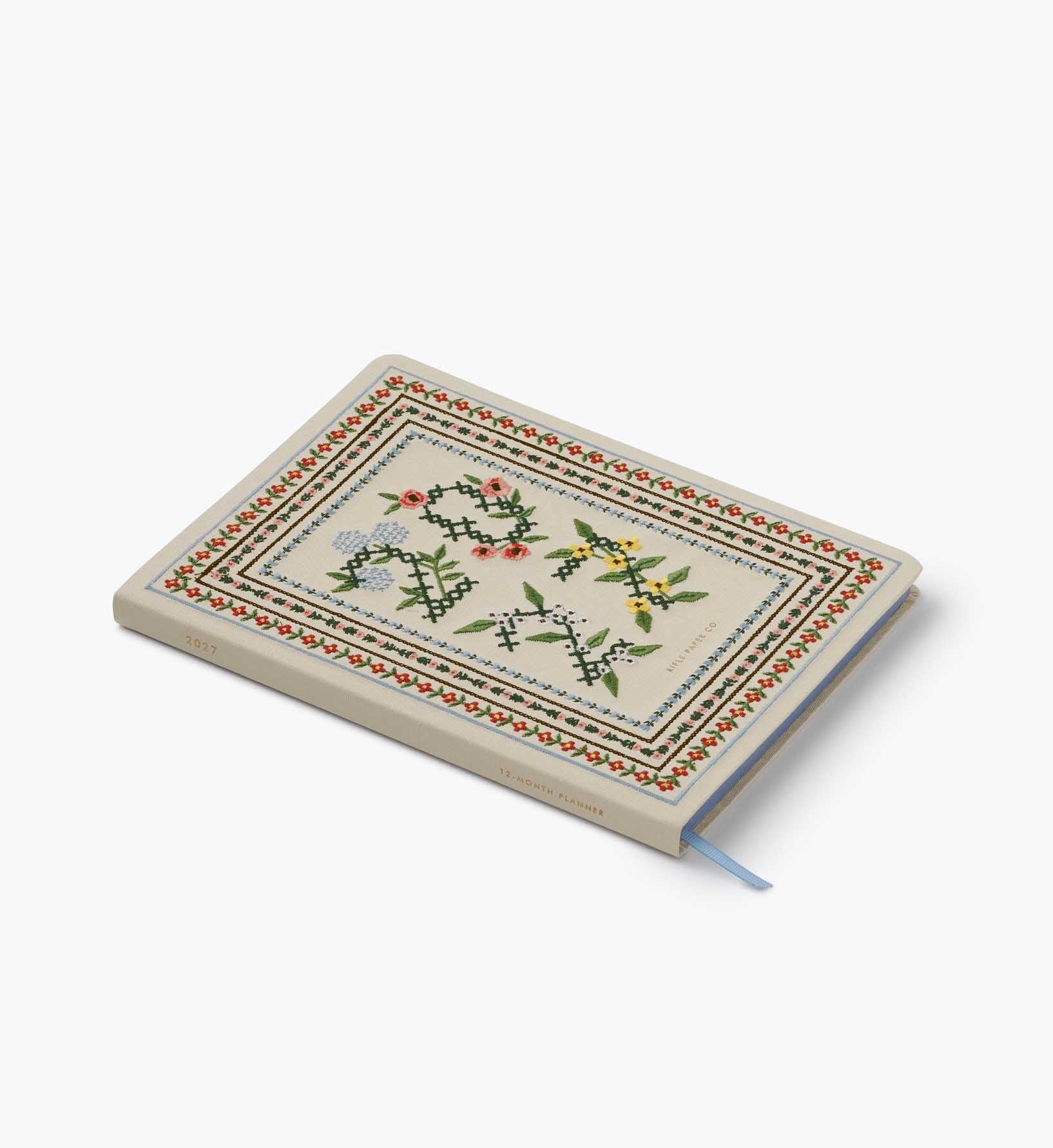 2027 12-Month Embroidered Bookbound Planner - Heritage Sampler - Image 7