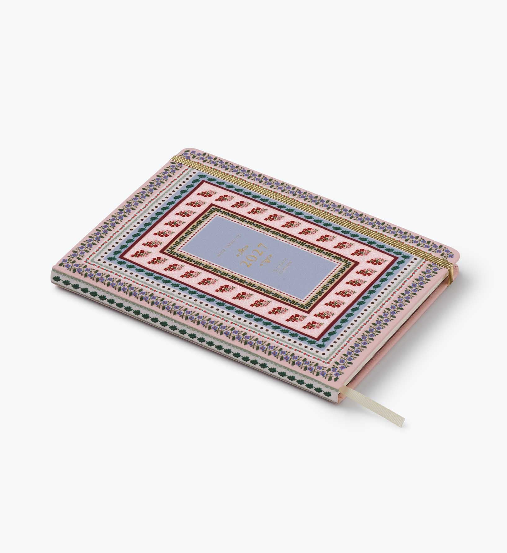 2027 12-Month Hardcover Planner with Pen - Paisley - Image 7