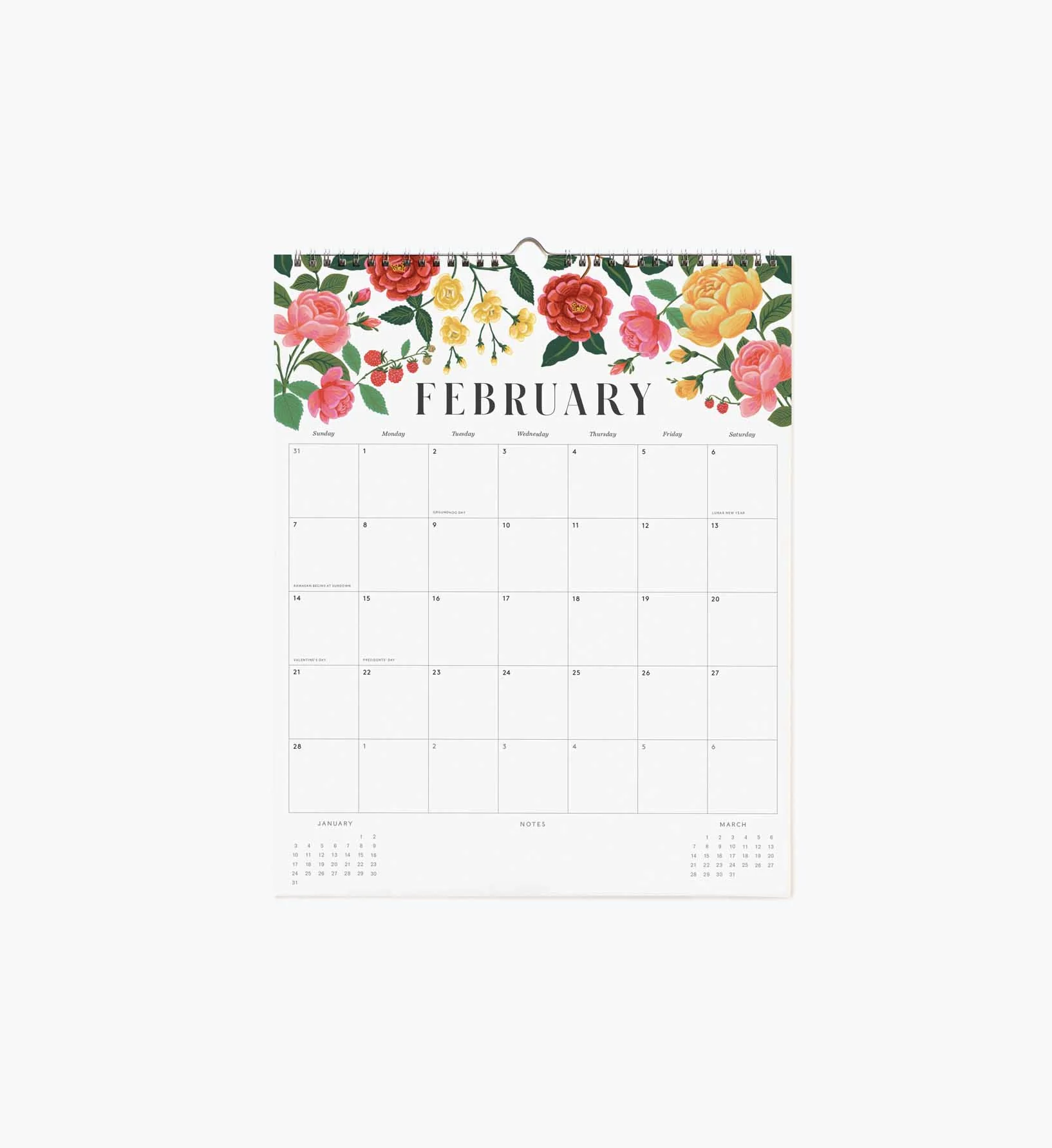 2027 Appointment Calendar - Floral - Image 3