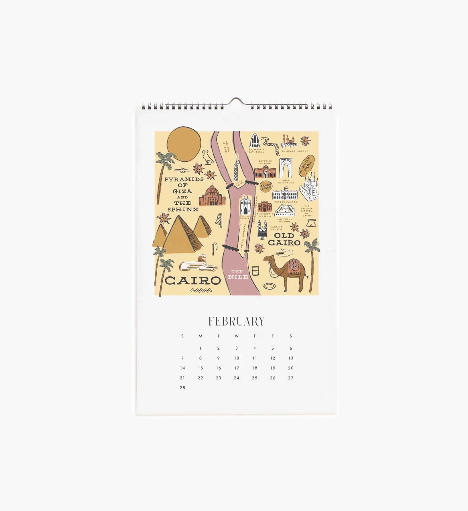 2027 Wall Calendar - Travel Sketches - Image 3