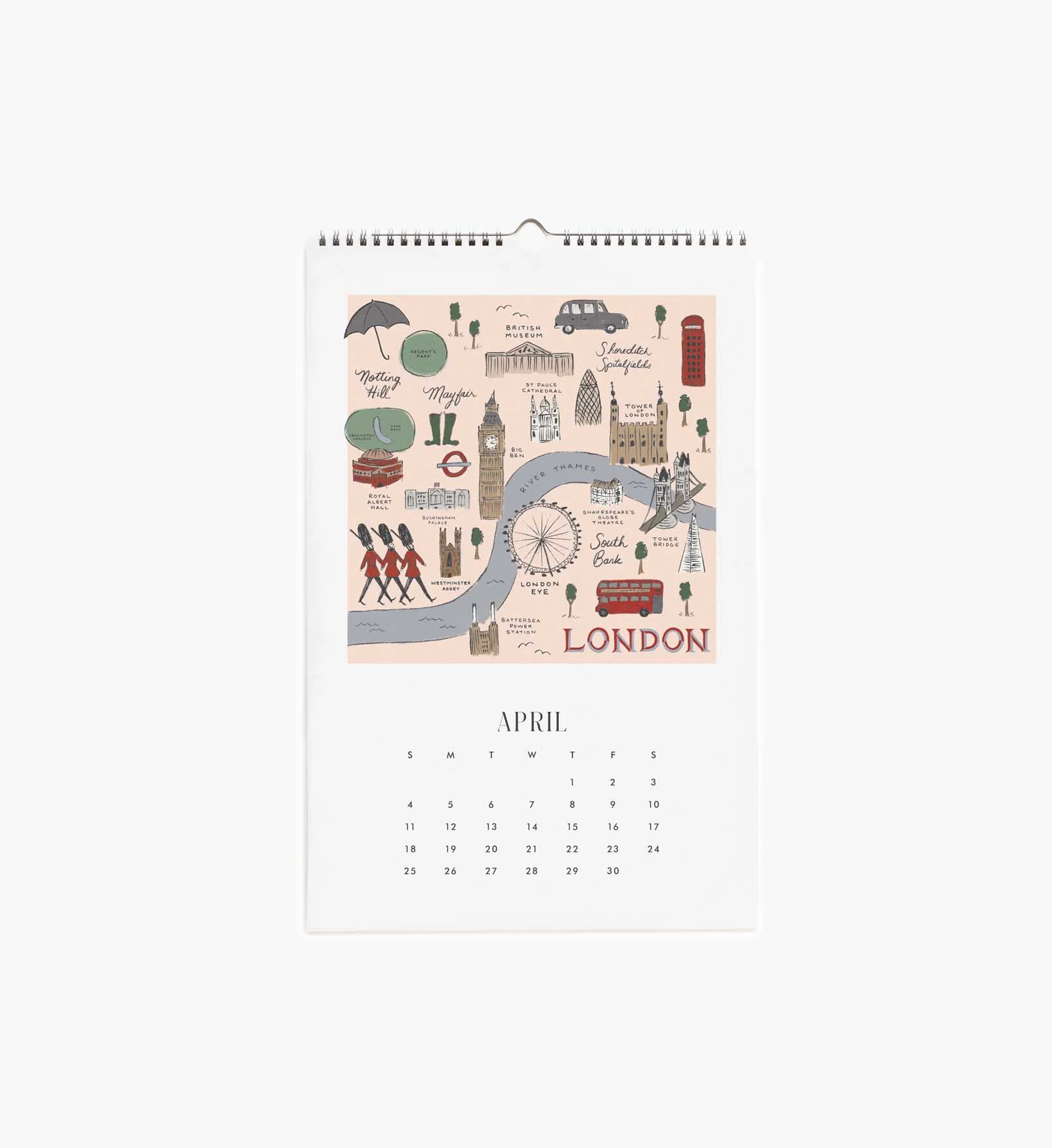2027 Wall Calendar - Travel Sketches - Image 5