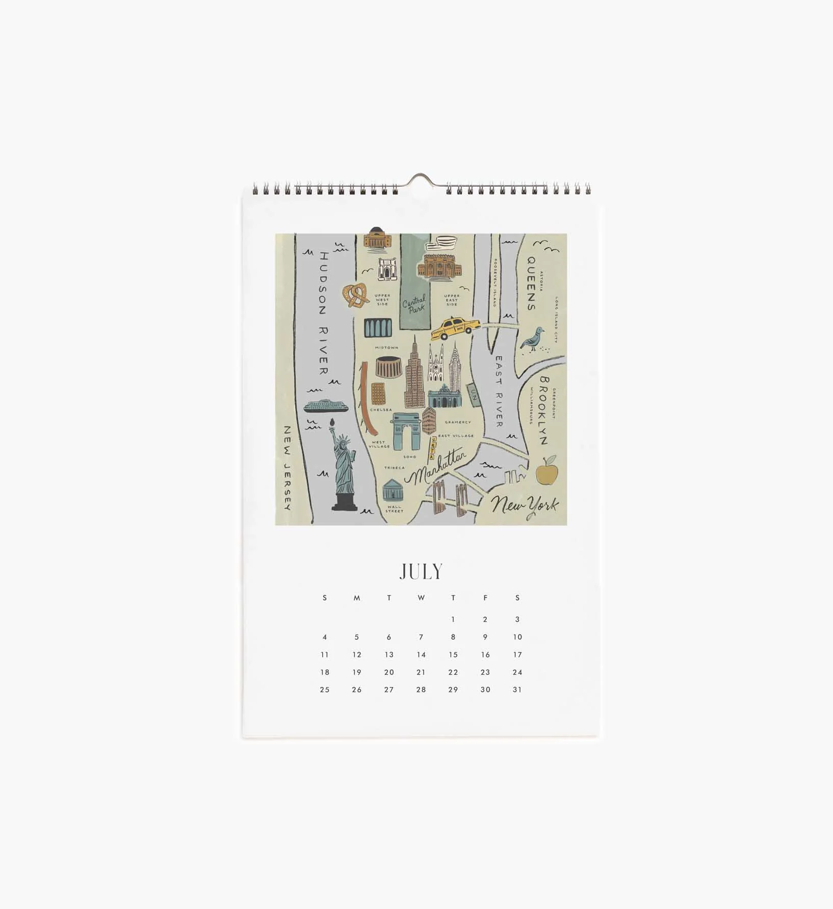 2027 Wall Calendar - Travel Sketches - Image 8