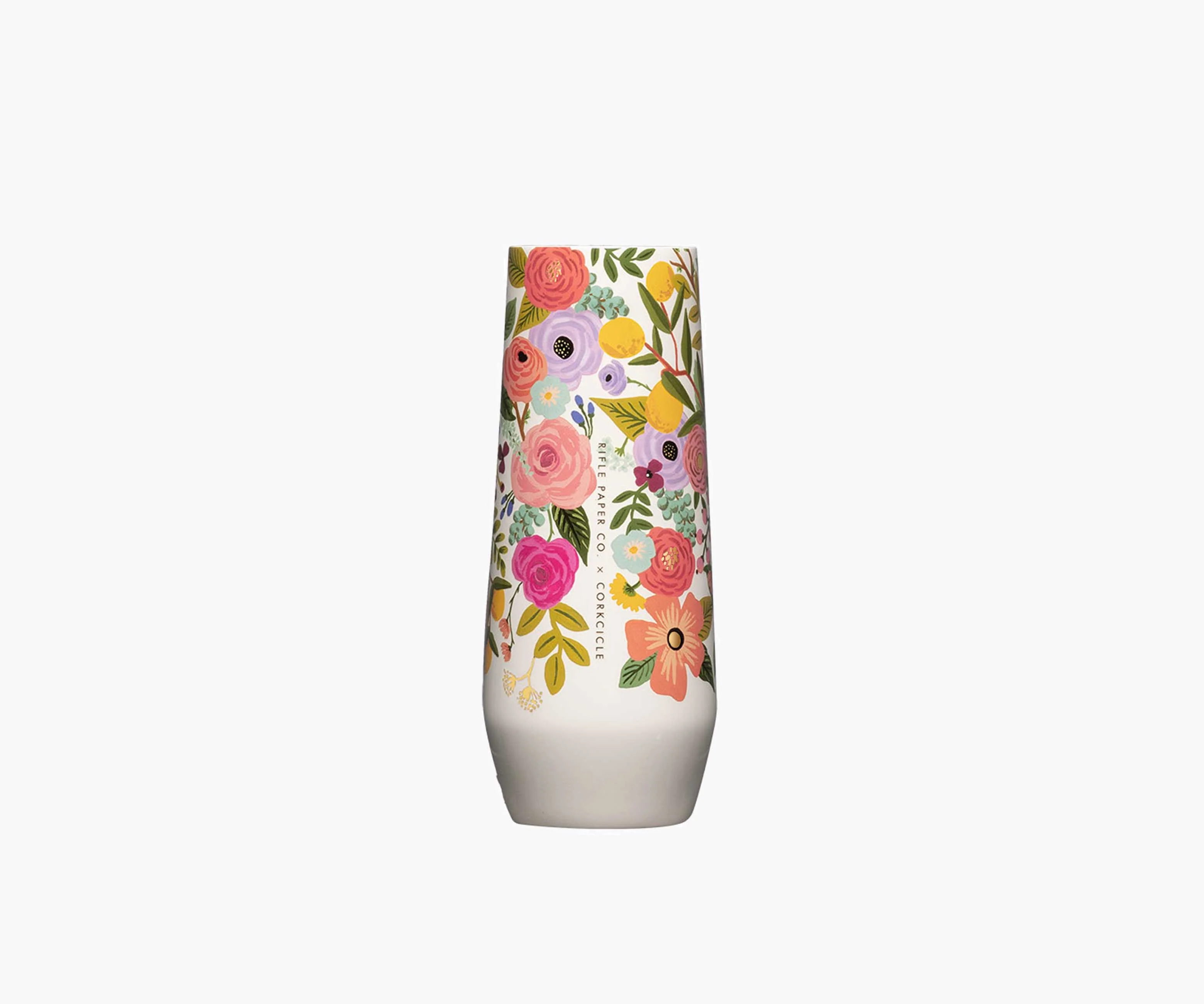 7 oz. Stemless Flute - Garden Party - Image 4