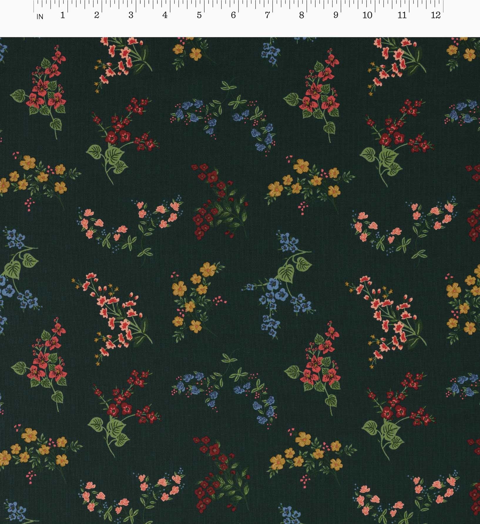 Amelia Cotton Fabric - Evergreen - Image 3