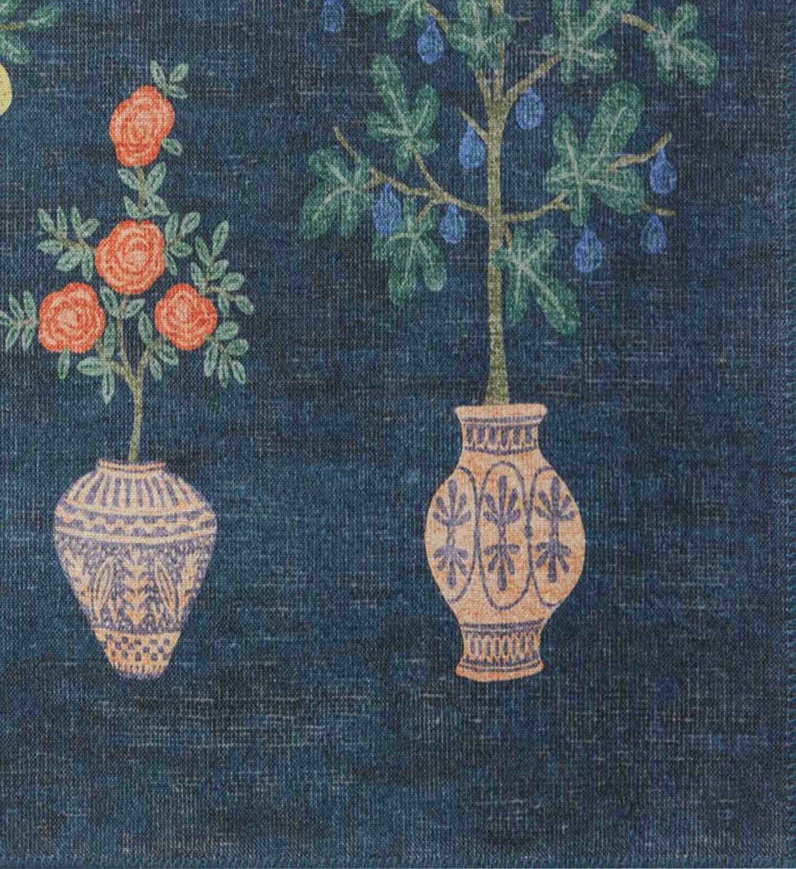 Atelier Topiary Non-Slip Rug - Indigo - Image 2