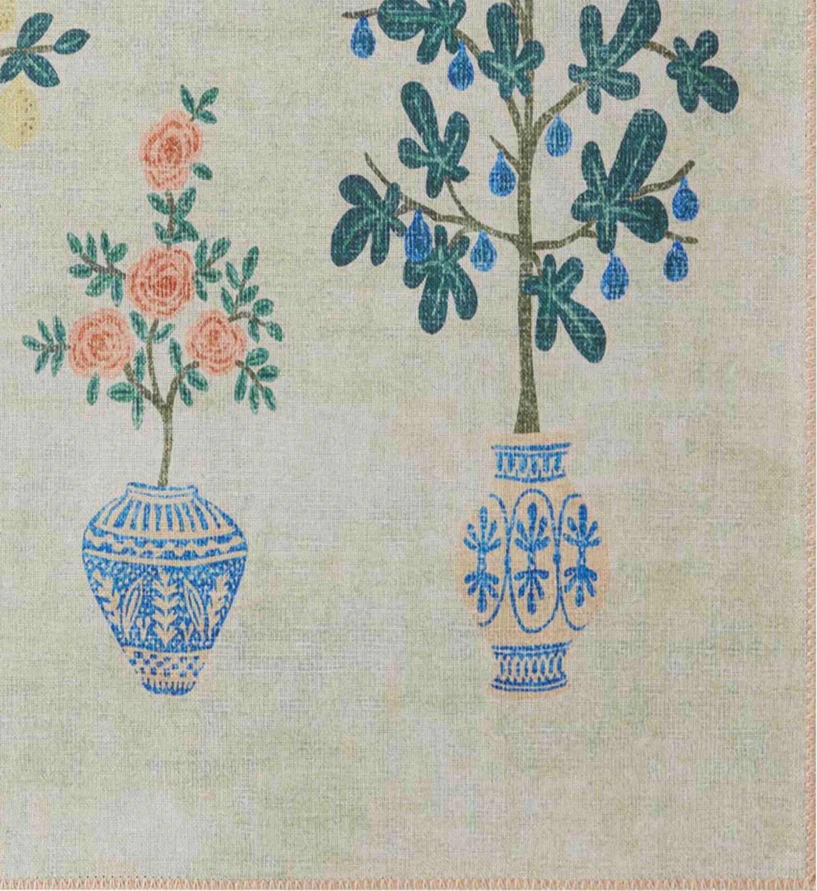 Atelier Topiary Non-Slip Rug - Ivory - Image 2