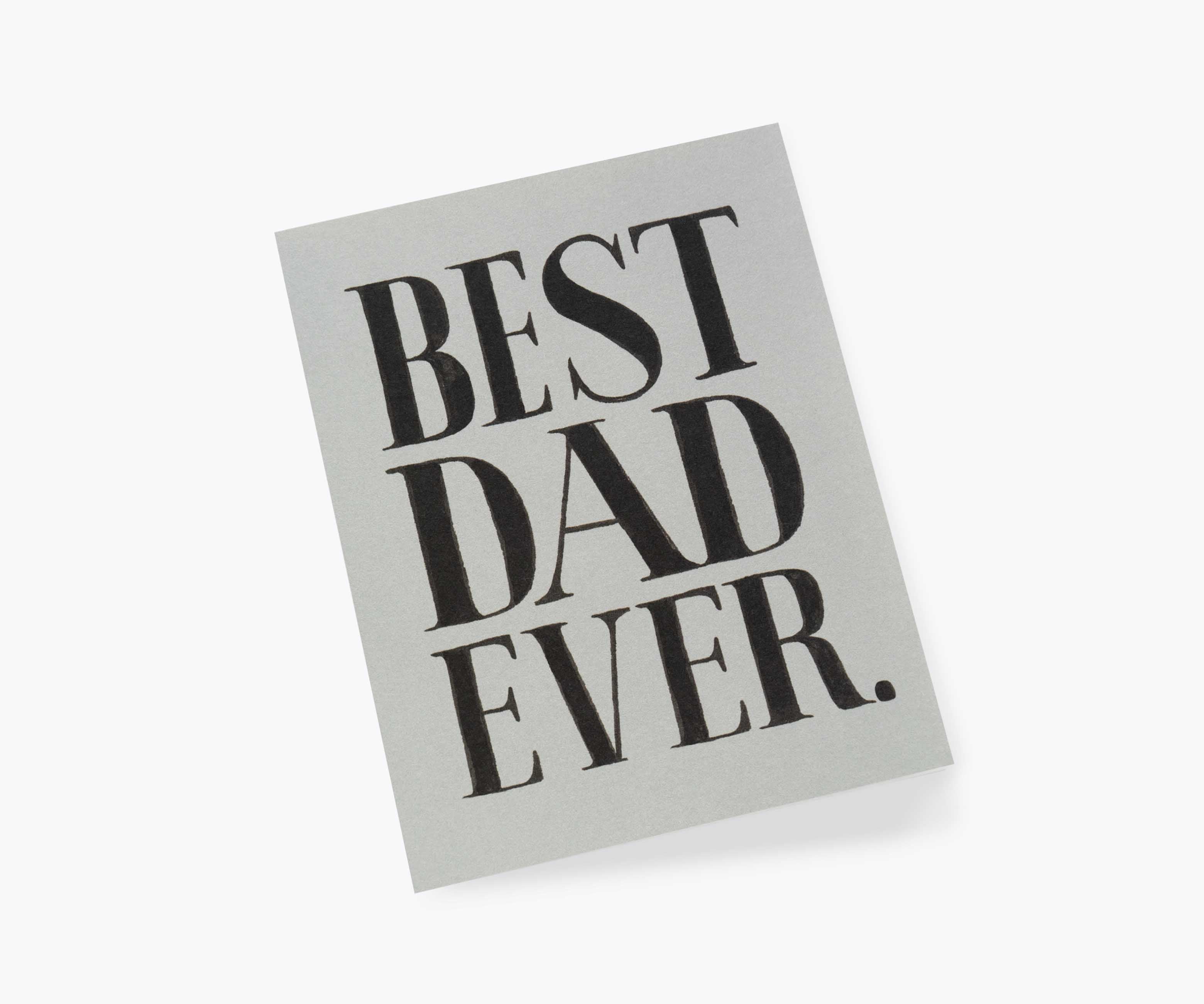 Best Dad Ever Father's Day Card - Single Card - Image 2