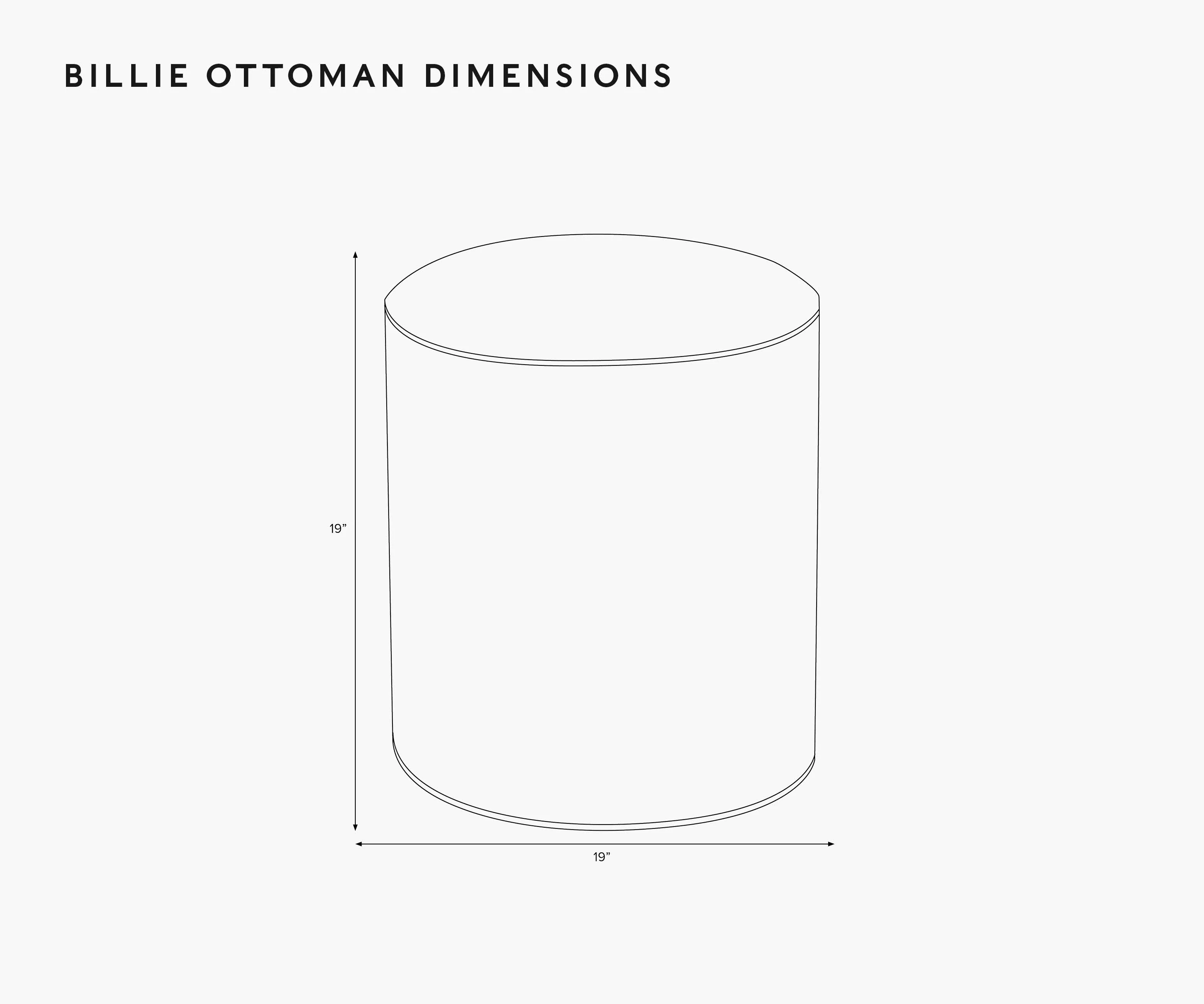 Billie Ottoman - Willowberry - Image 3