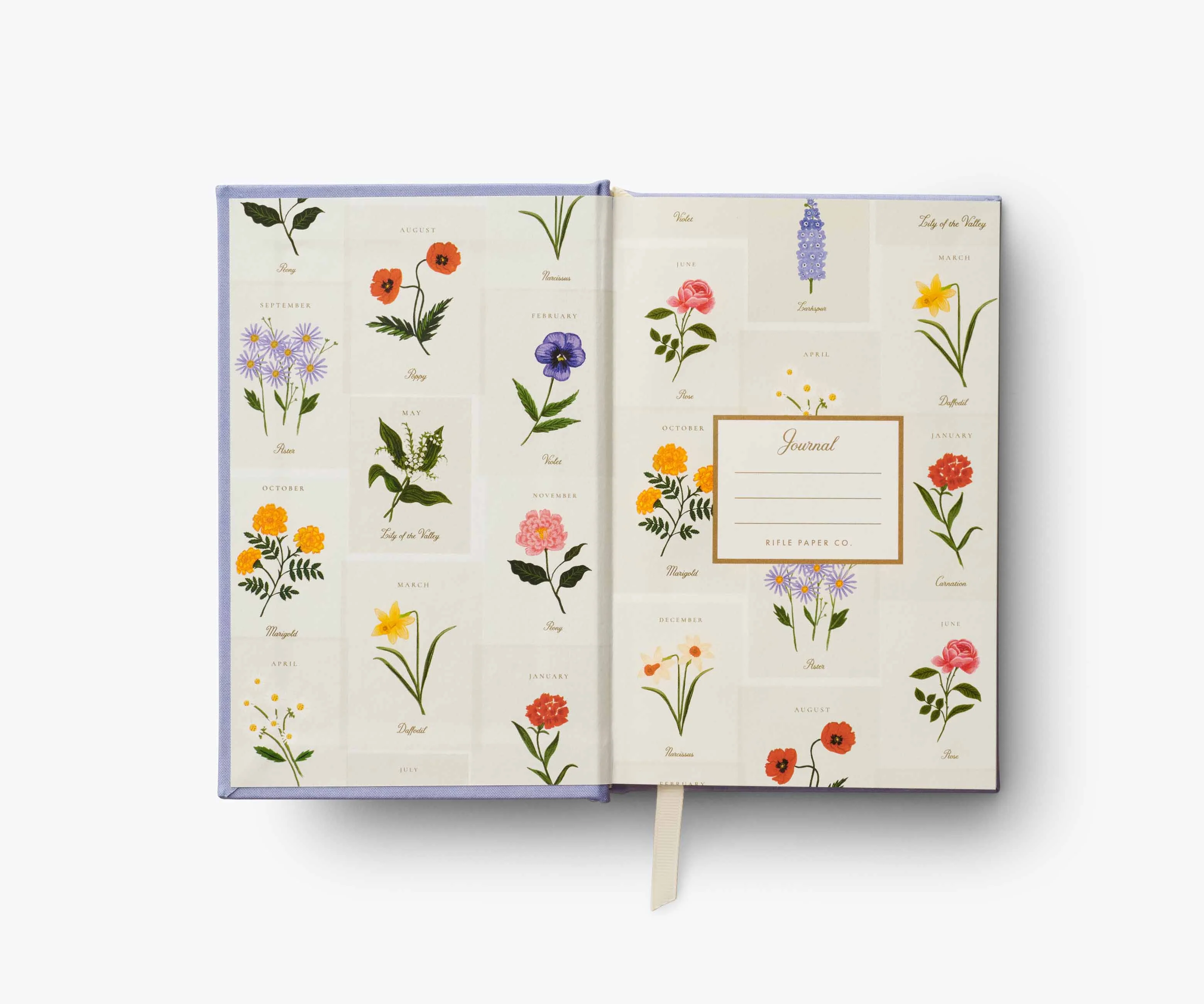 Birth Month Mini Embroidered Journal - February - Image 3
