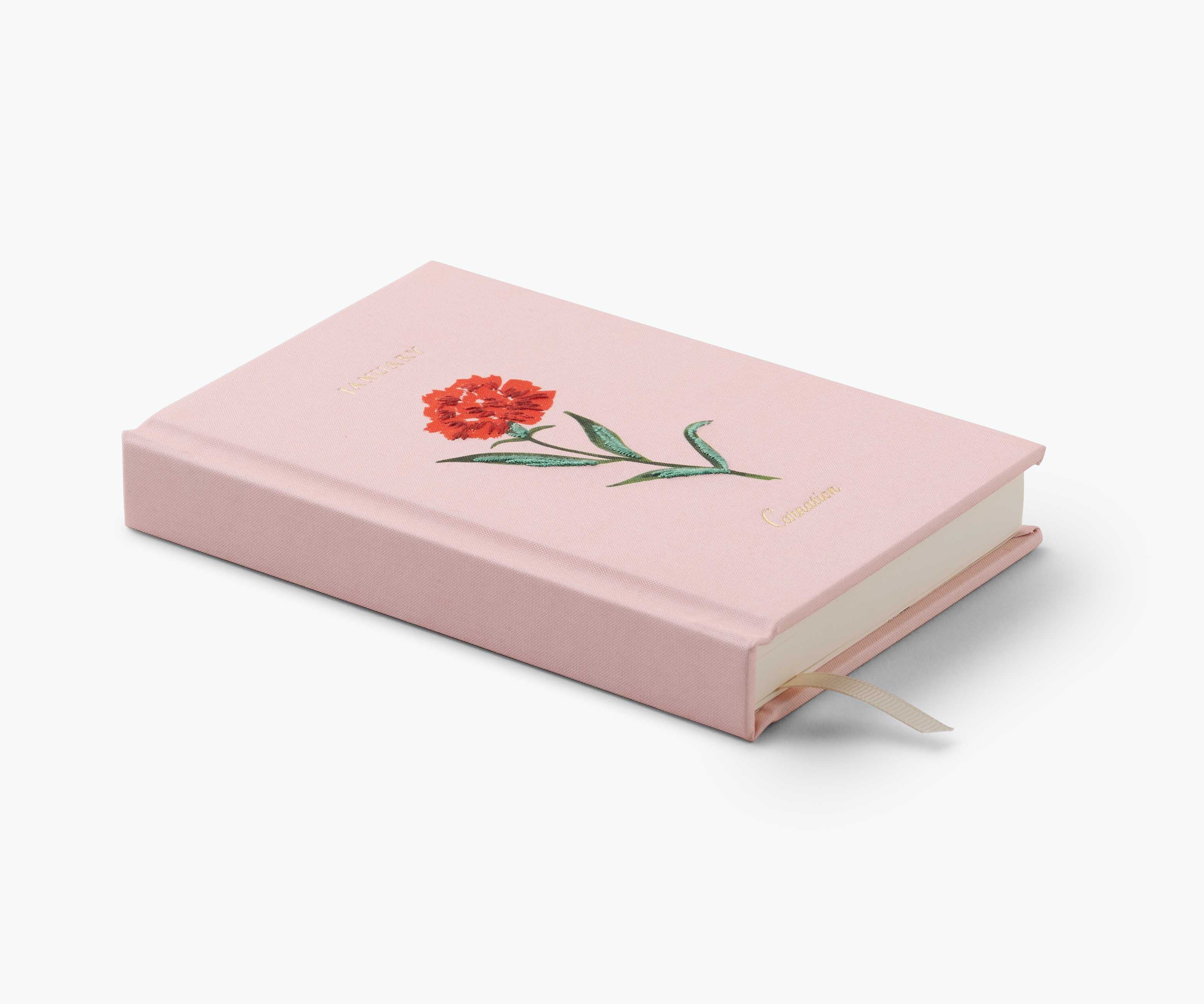 Birth Month Mini Embroidered Journal - January - Image 4