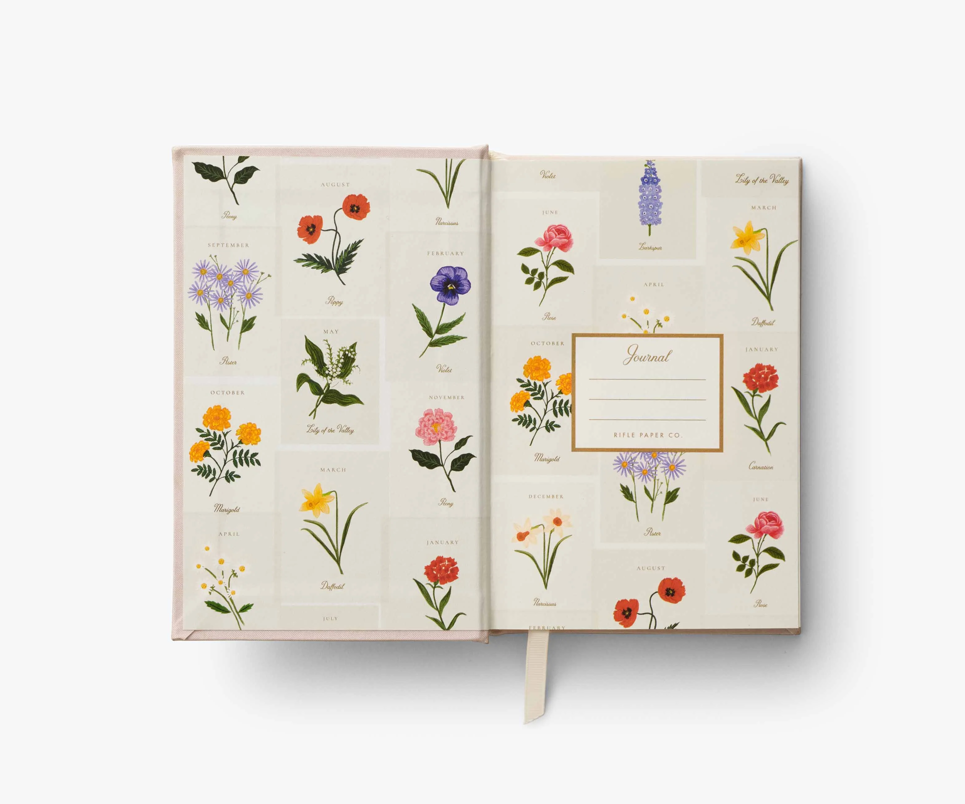 Birth Month Mini Embroidered Journal - March - Image 3
