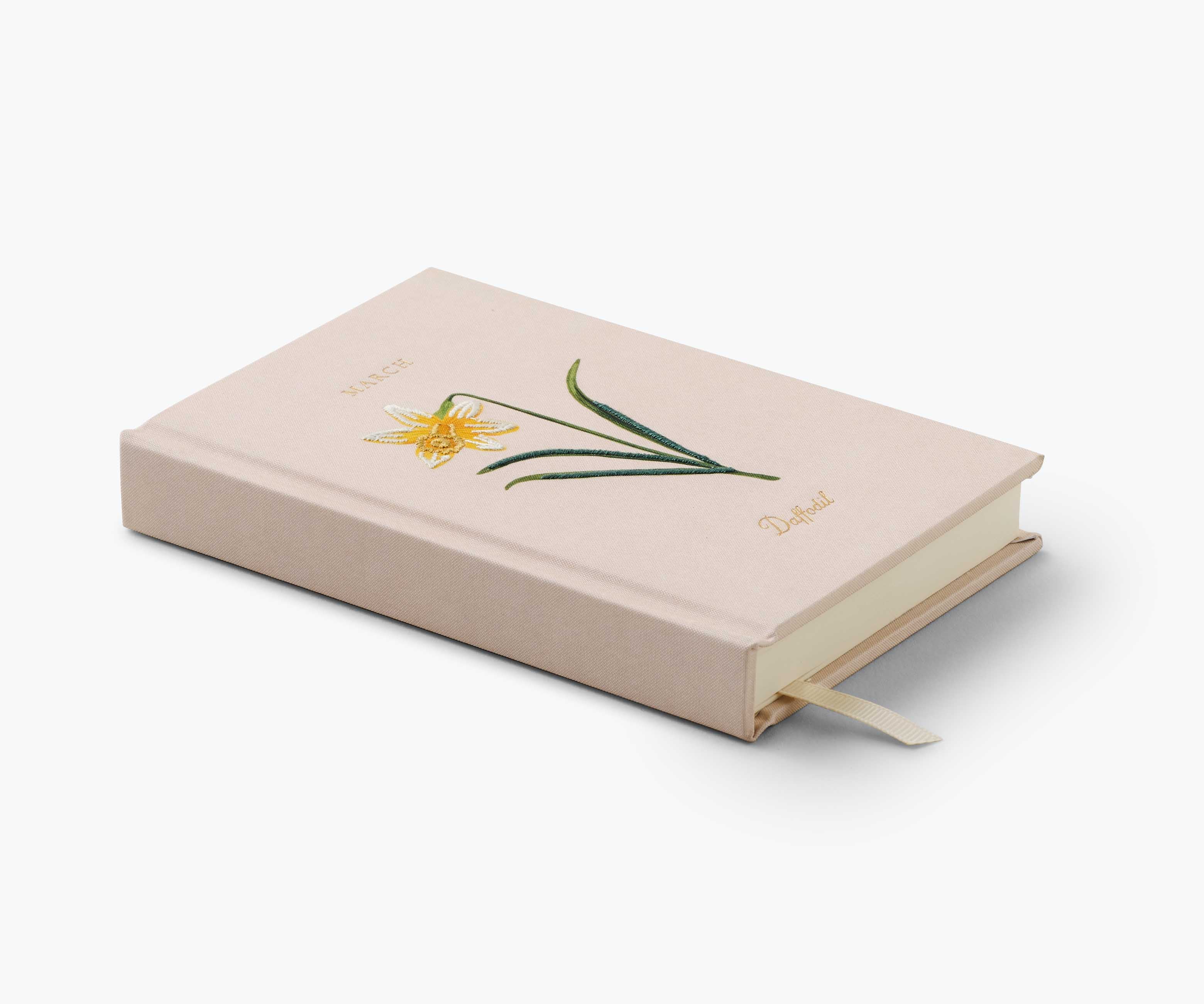Birth Month Mini Embroidered Journal - March - Image 4