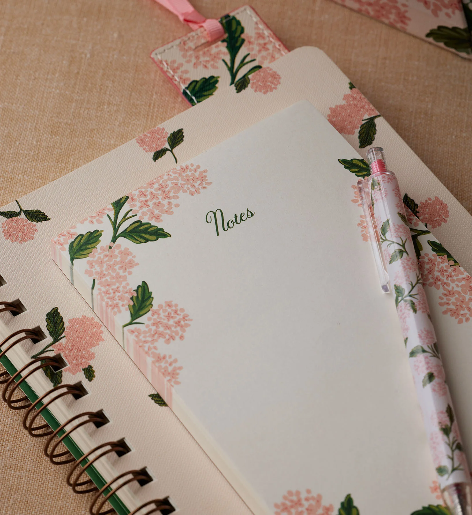 Blank Notepad - Pink Hydrangea - Image 2