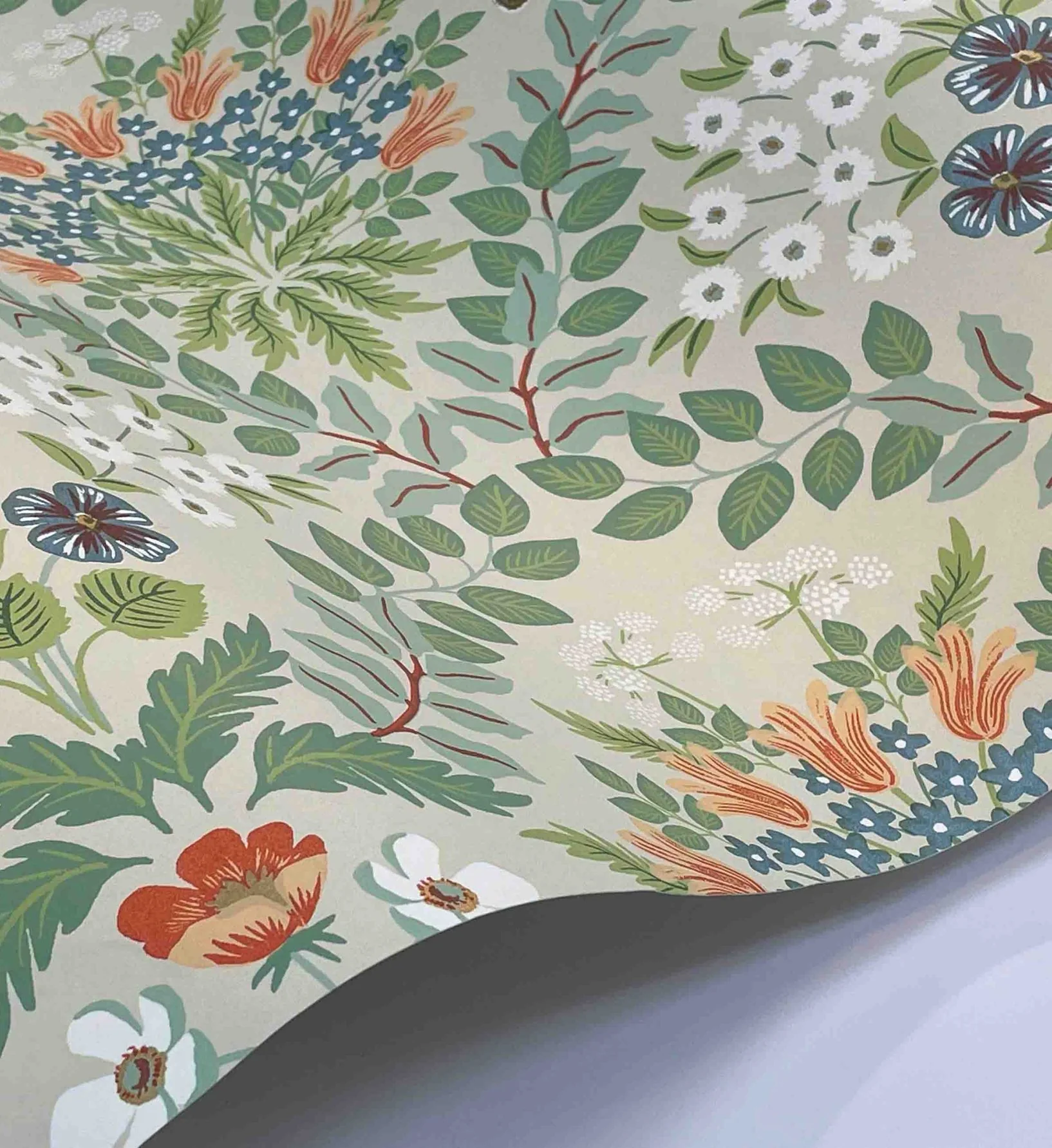 Bramble Wallpaper - Cream - Image 4