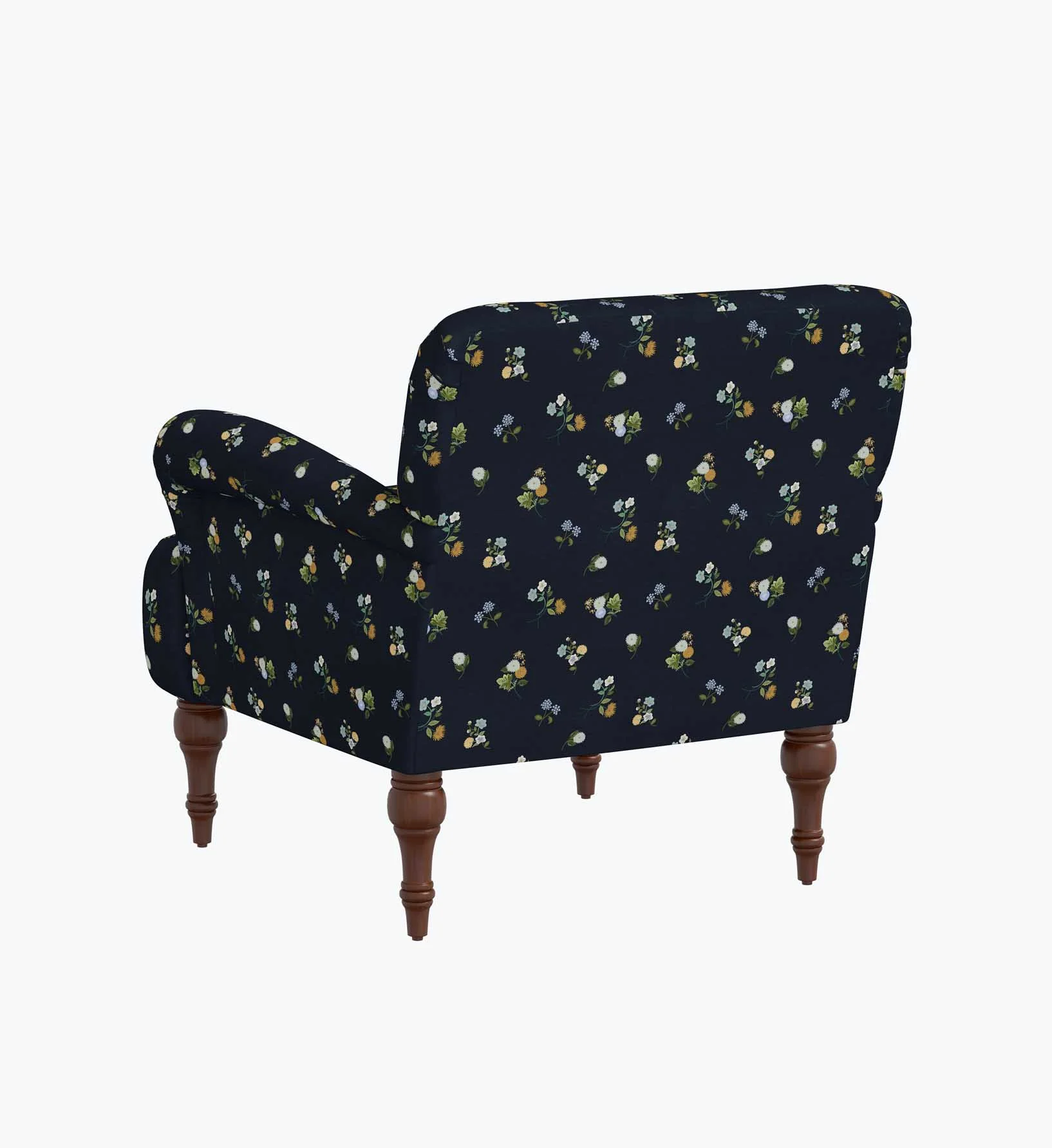 Bristol Armchair - Ditsy Dahlia Navy - Image 5