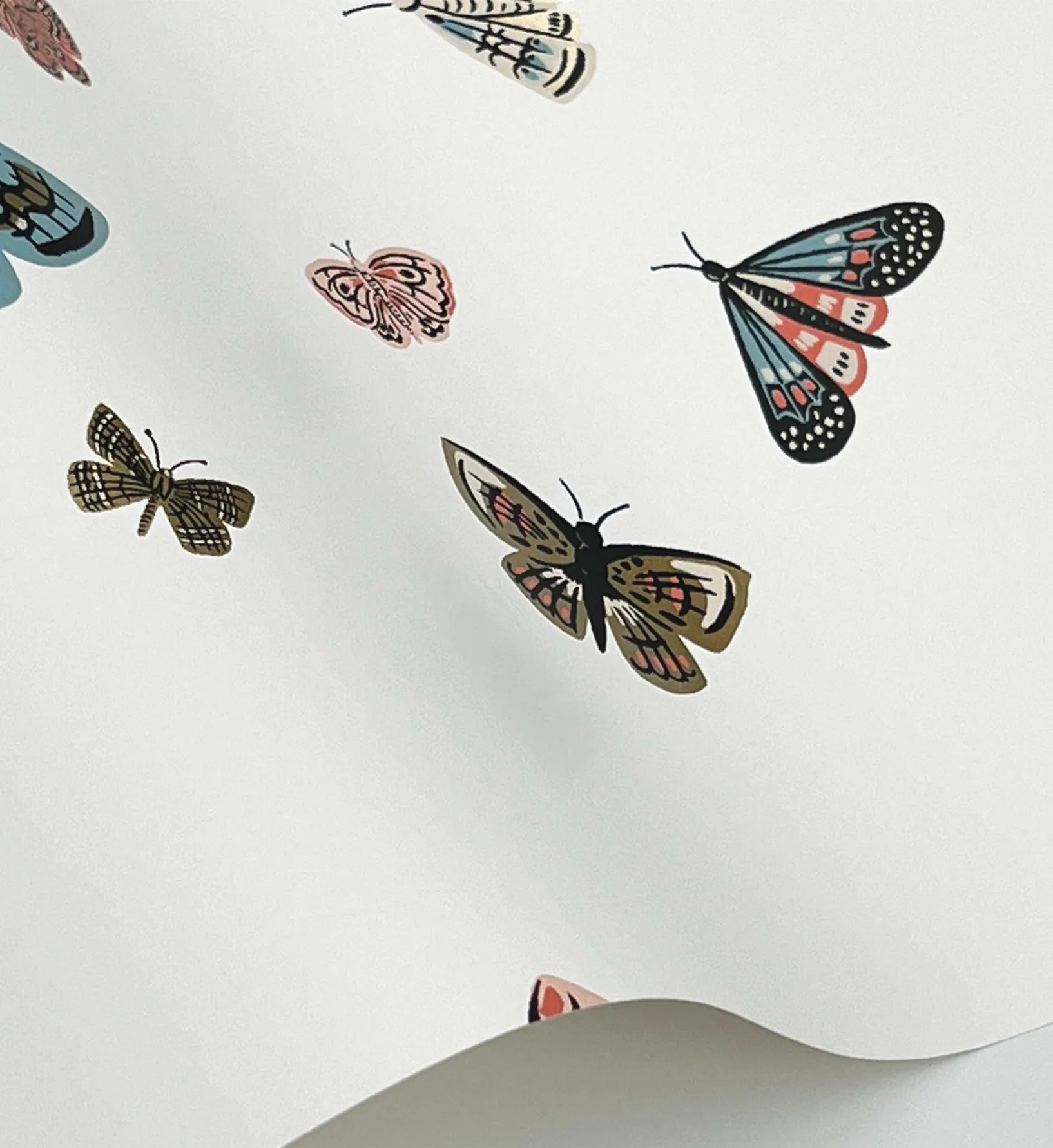 Butterfly House Wallpaper - White - Image 4