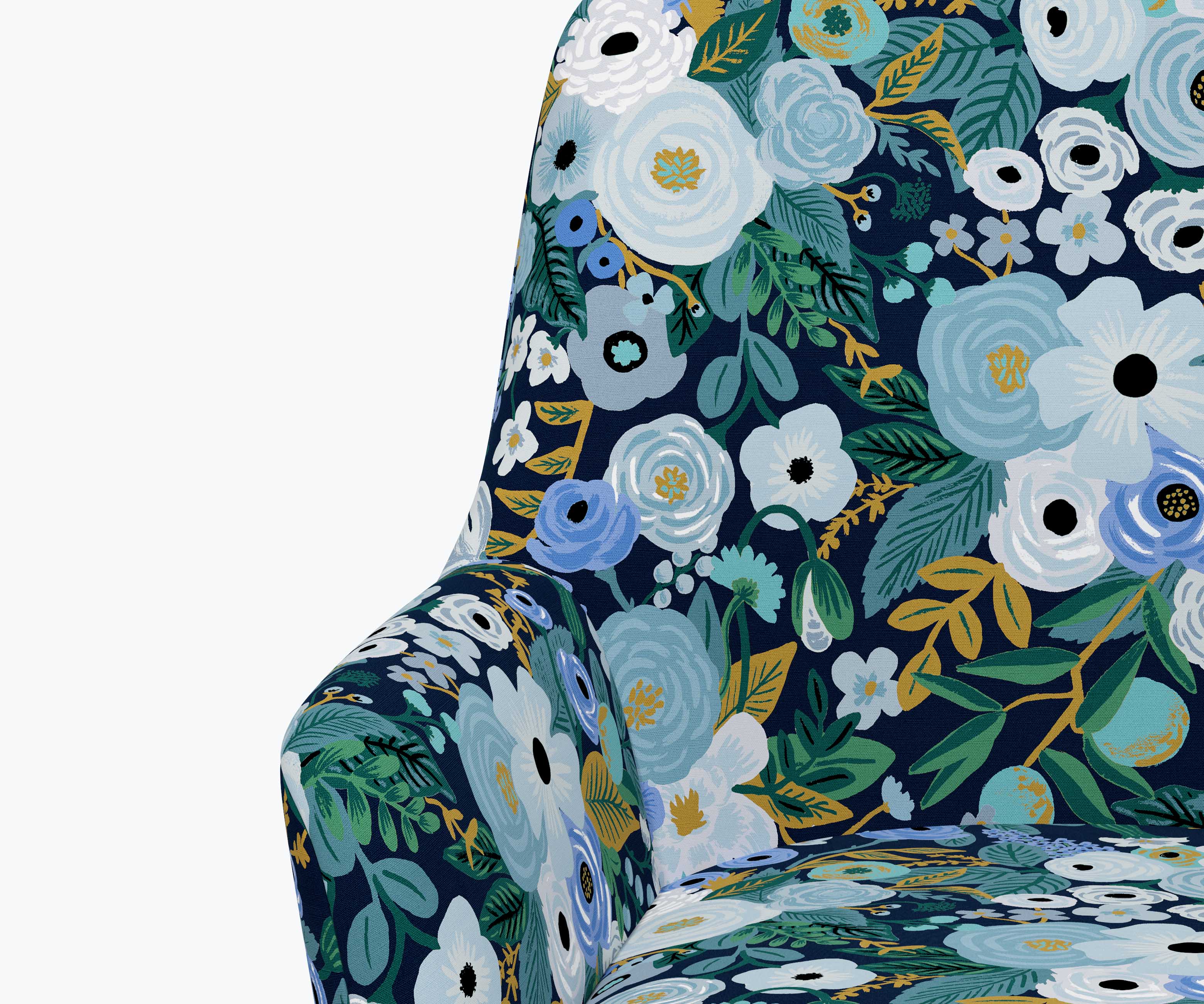 Cambridge Desk Chair - Garden Party Blue - Image 5