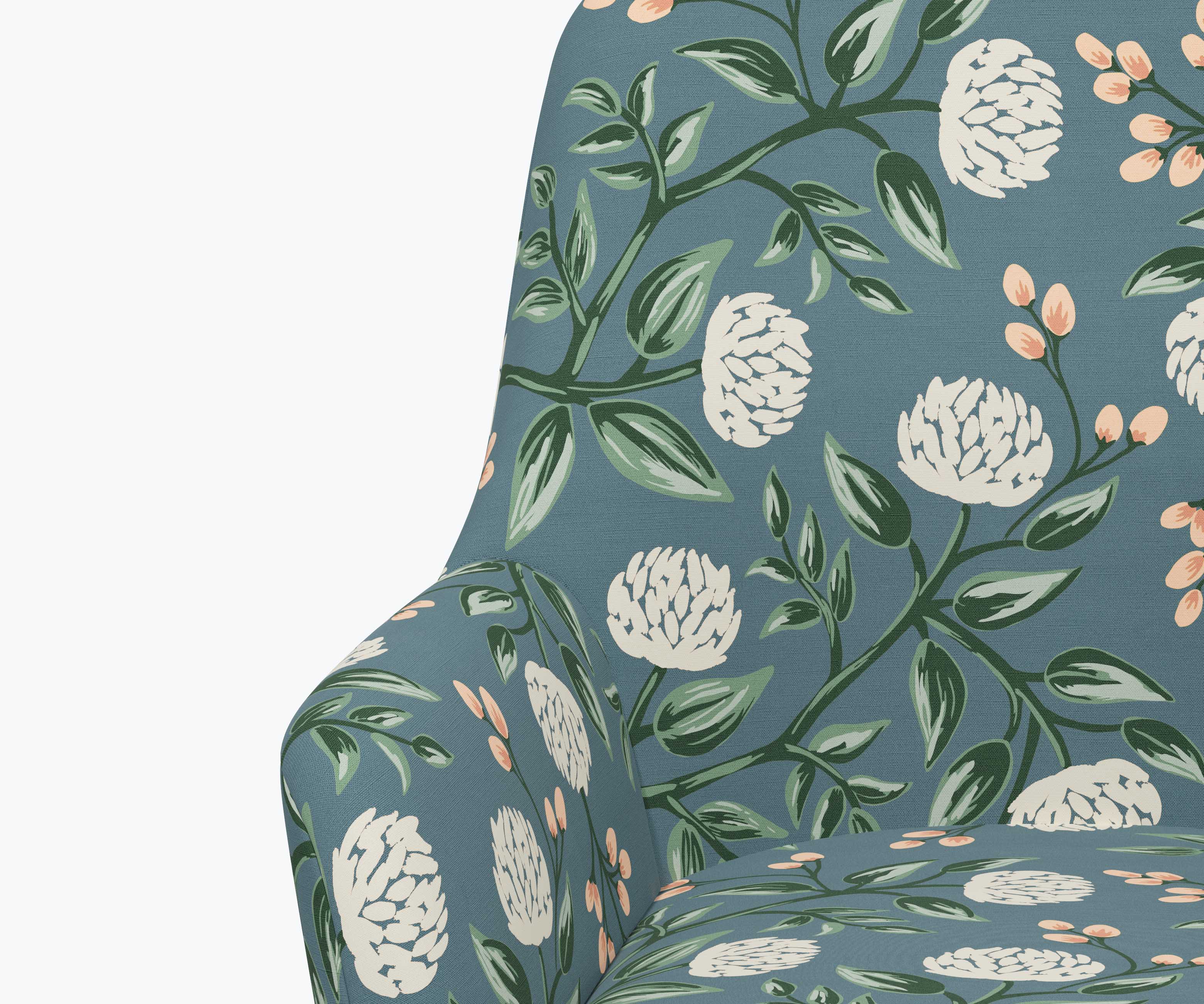 Cambridge Desk Chair - Peonies - Image 2