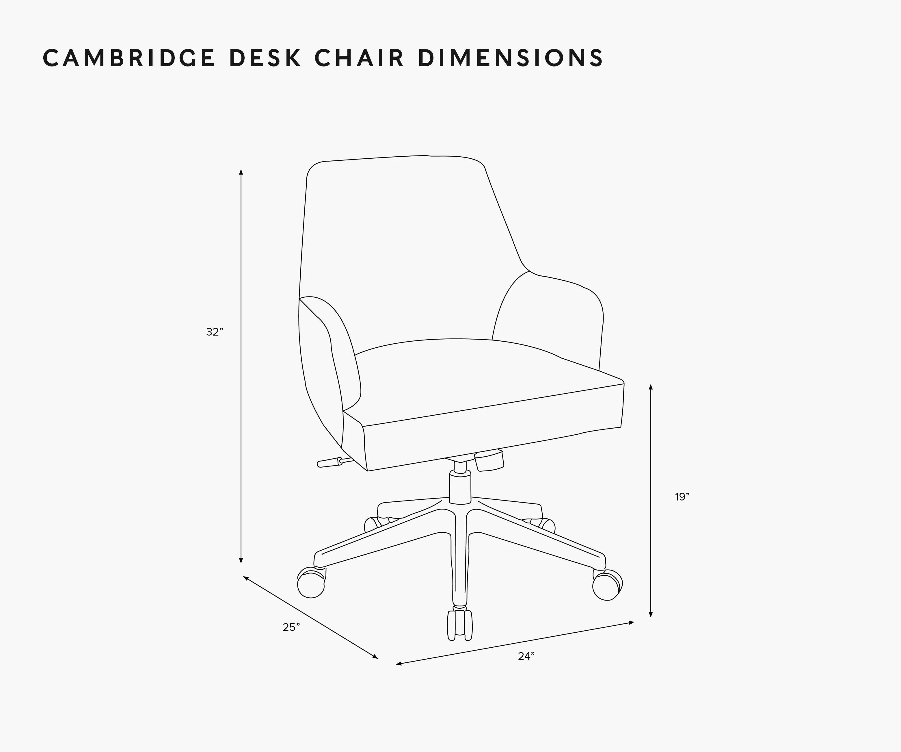 Cambridge Desk Chair - Strawberry Fields - Image 6