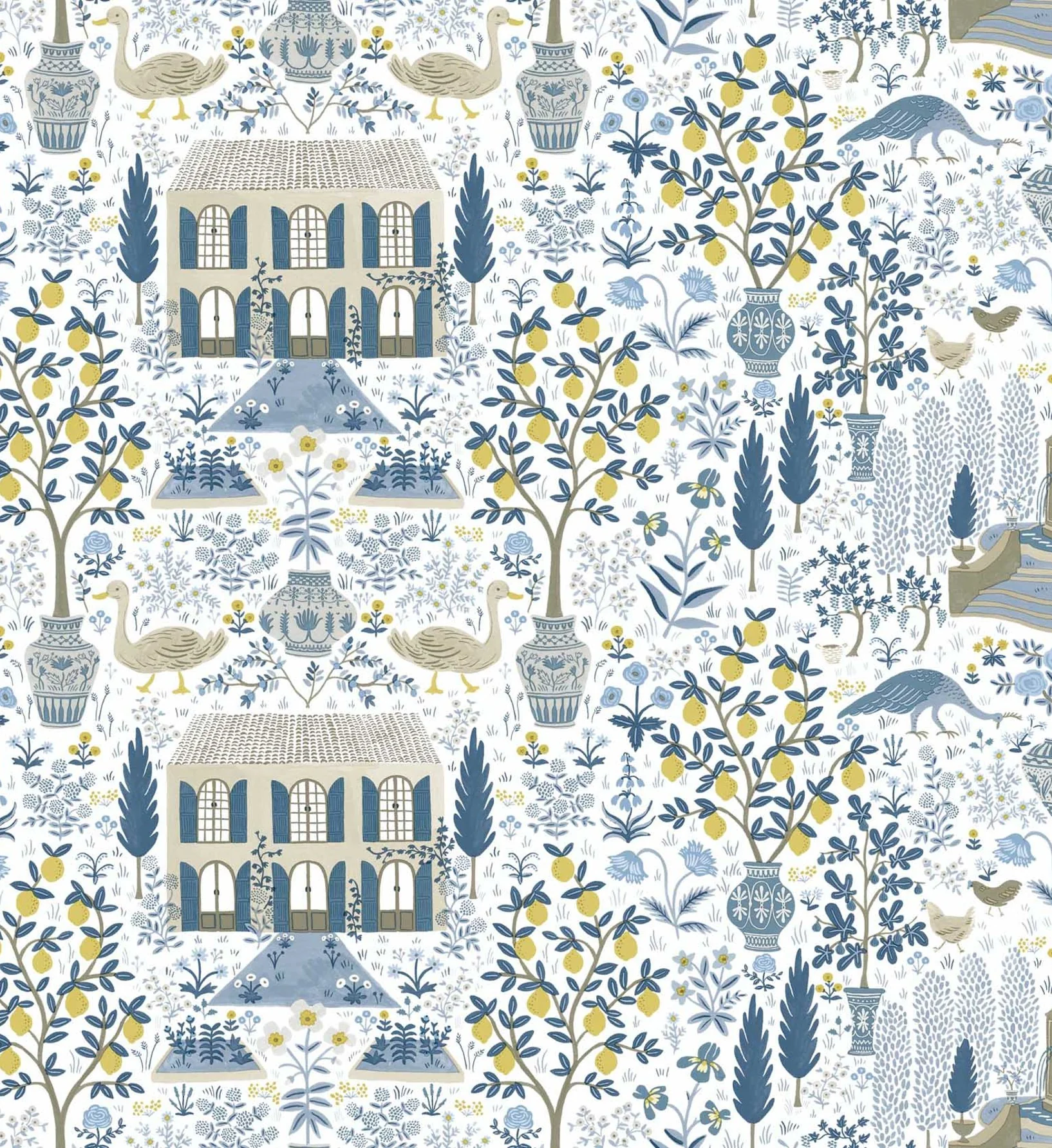 Camont Wallpaper - Indigo - Image 3