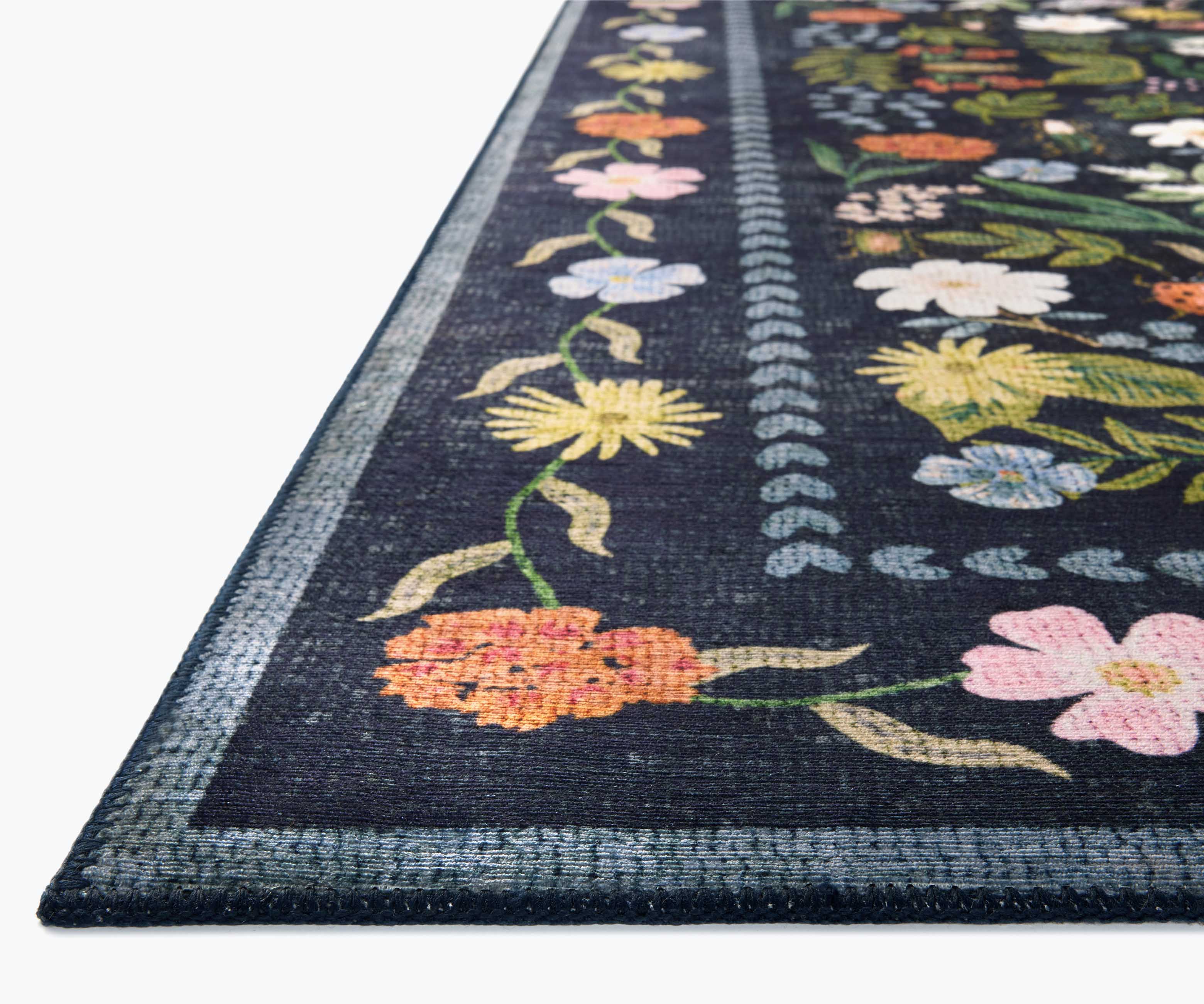 Canopy Curio Printed Rug - Charcoal - Image 4