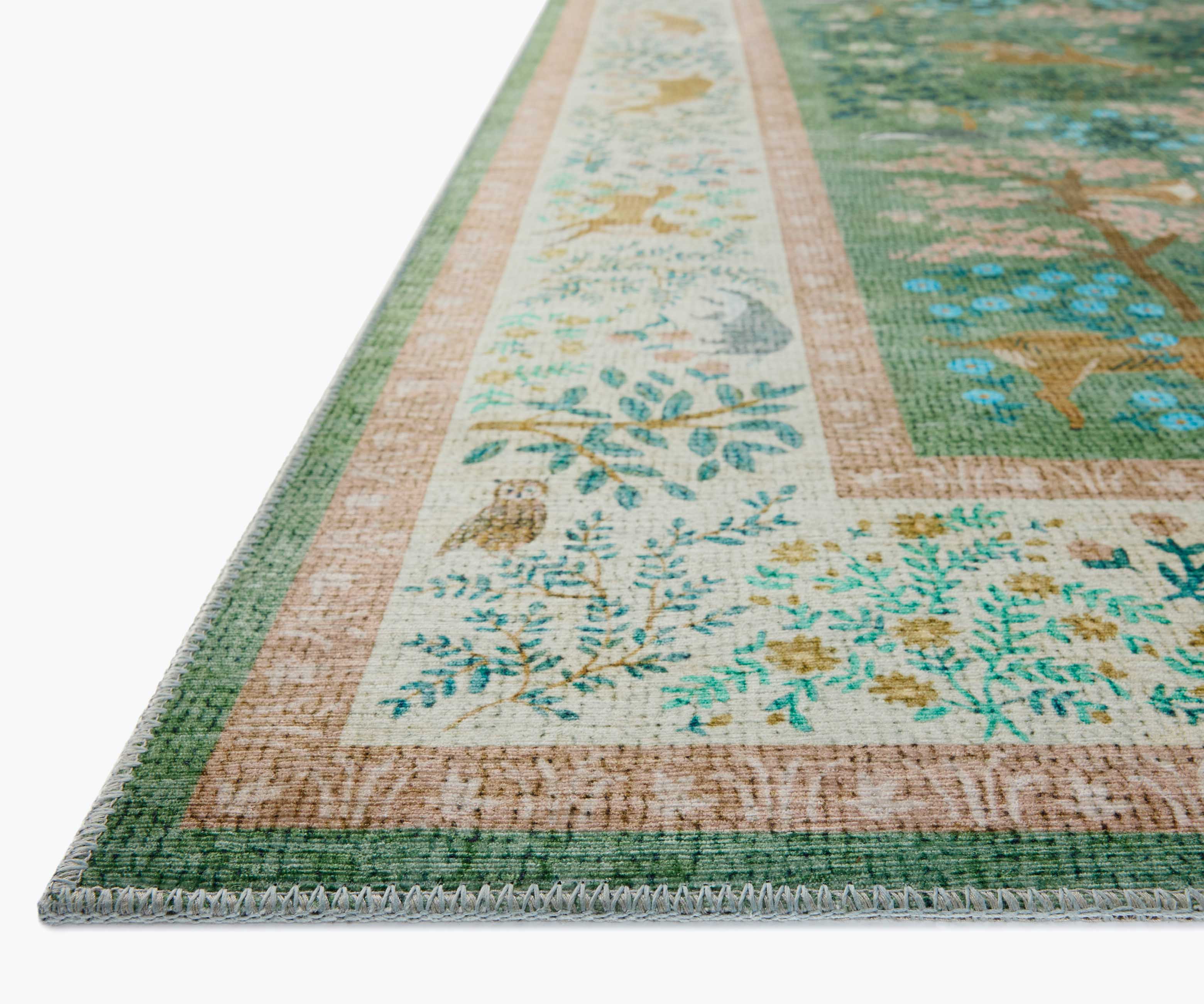 Canopy Woodland Printed Rug - Sage - Image 4