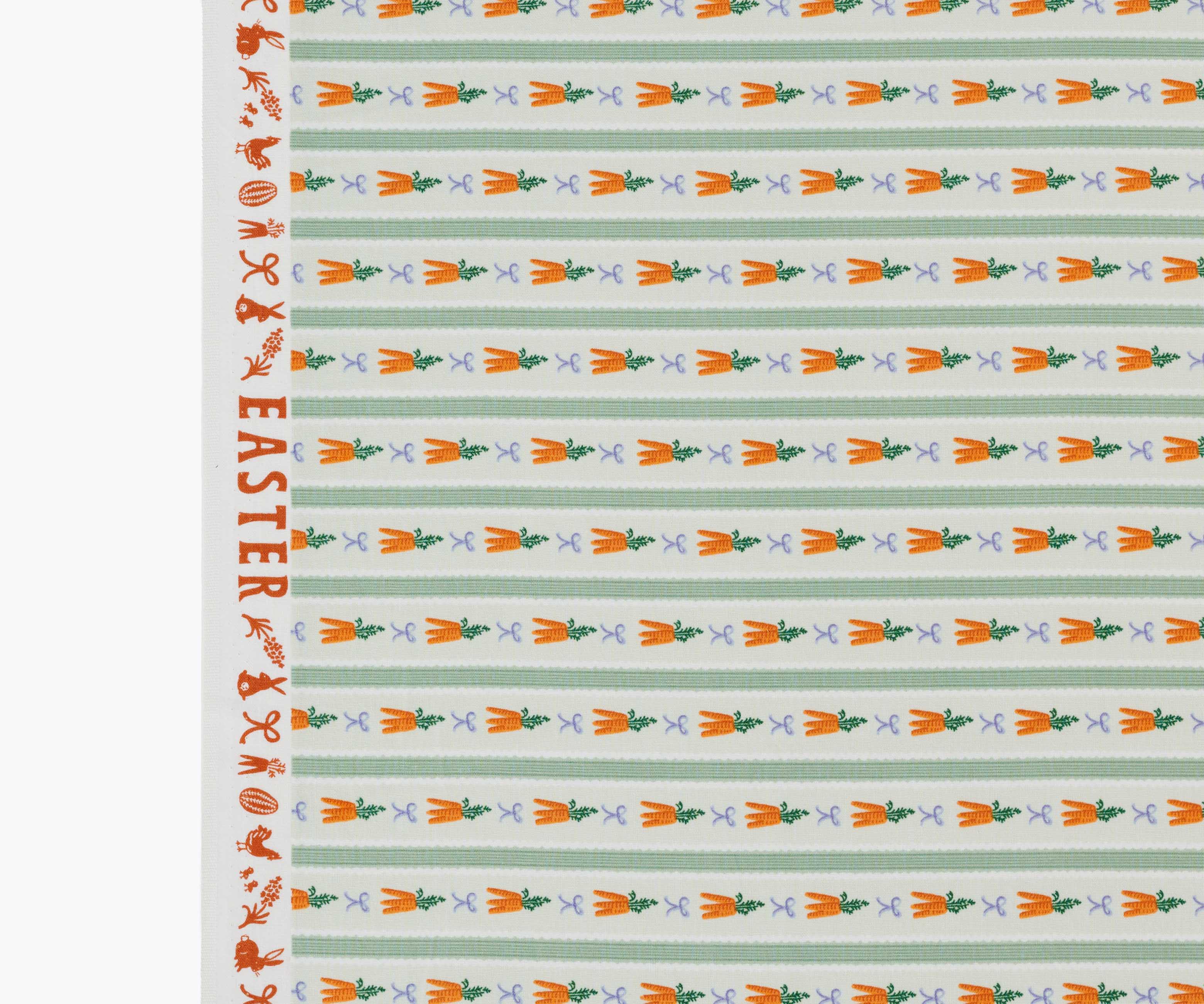 Carrot Patch Cotton Fabric - Mint - Image 3