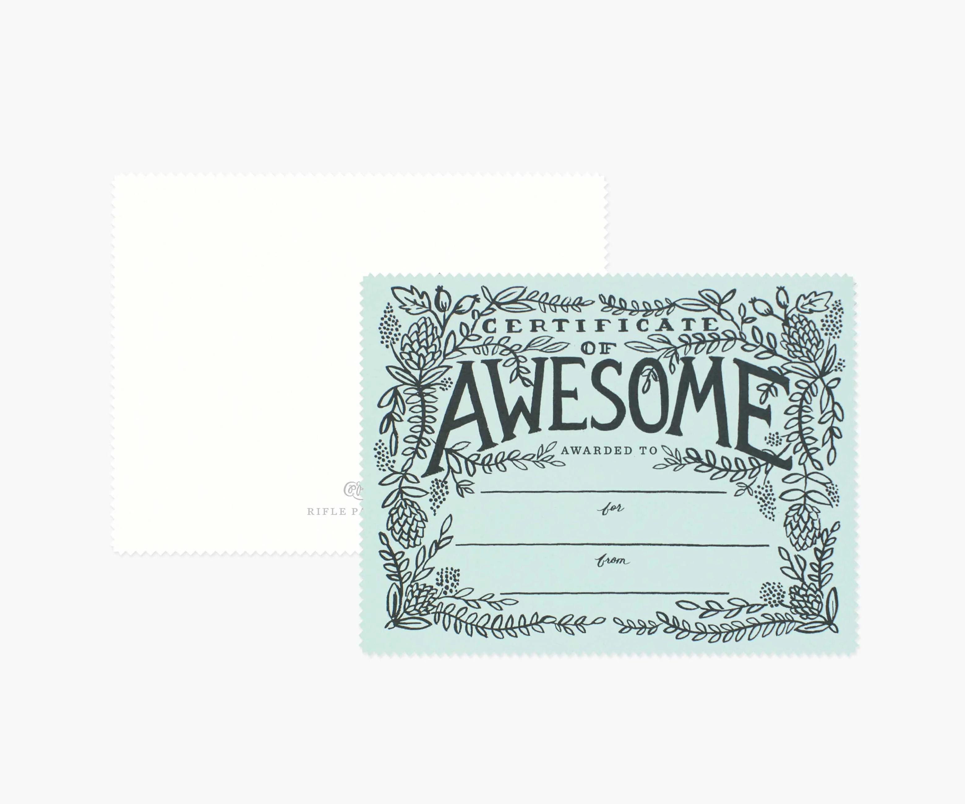 Certificate of Awesome Love & Friendship Card - Single Card - Image 2