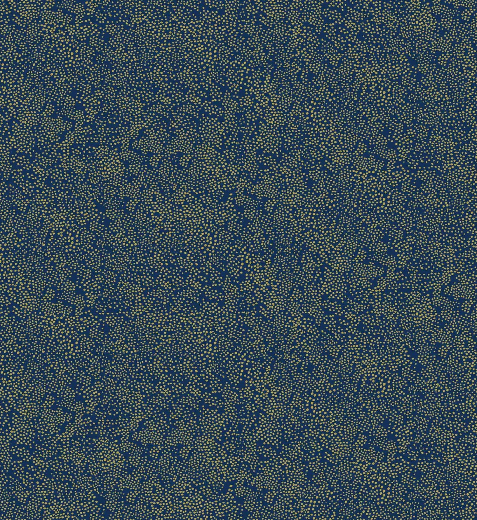 Champagne Dots Wallpaper - Metallic Gold & Navy - Image 3