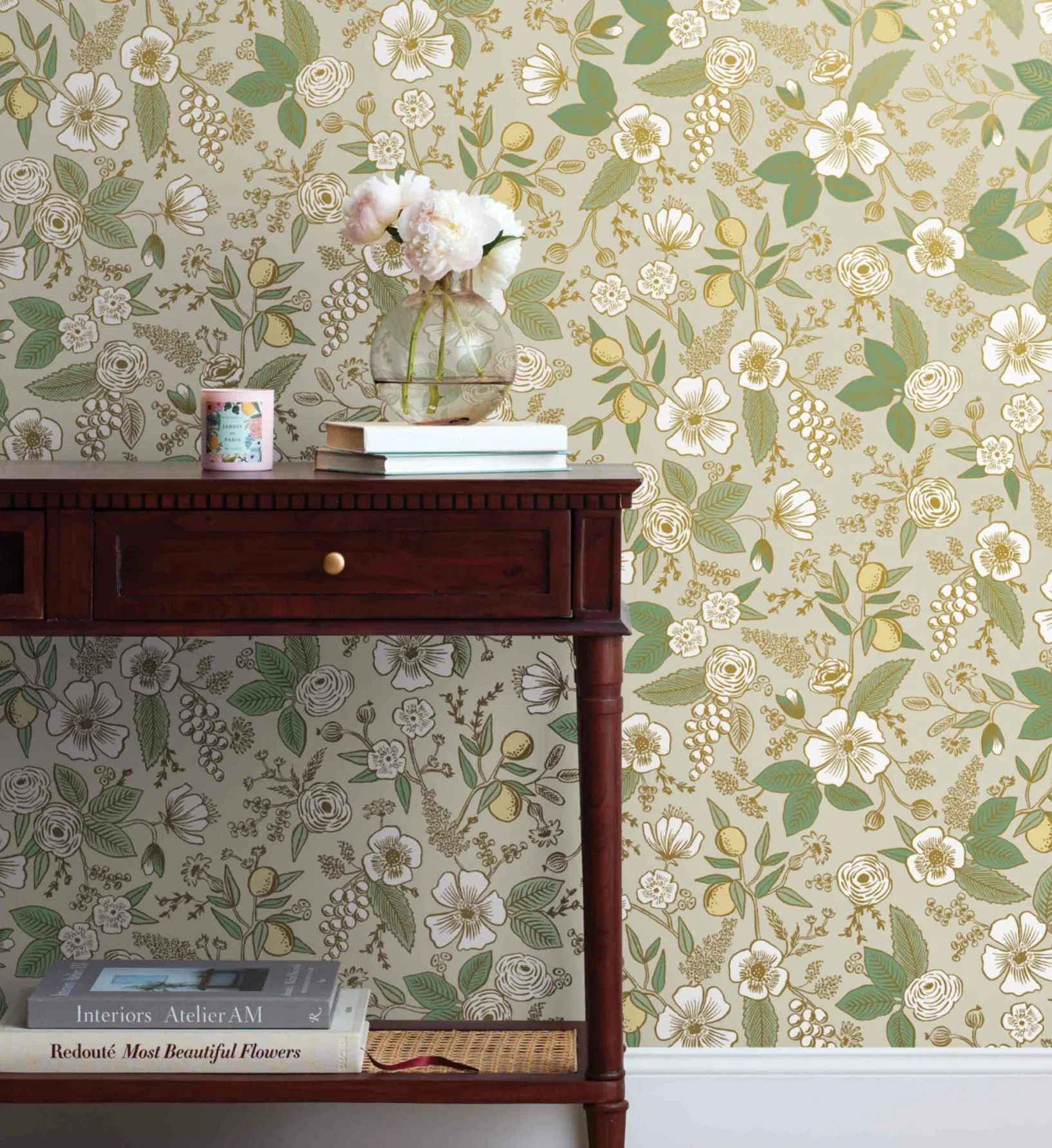 Colette Peel & Stick Wallpaper - Linen - Image 2