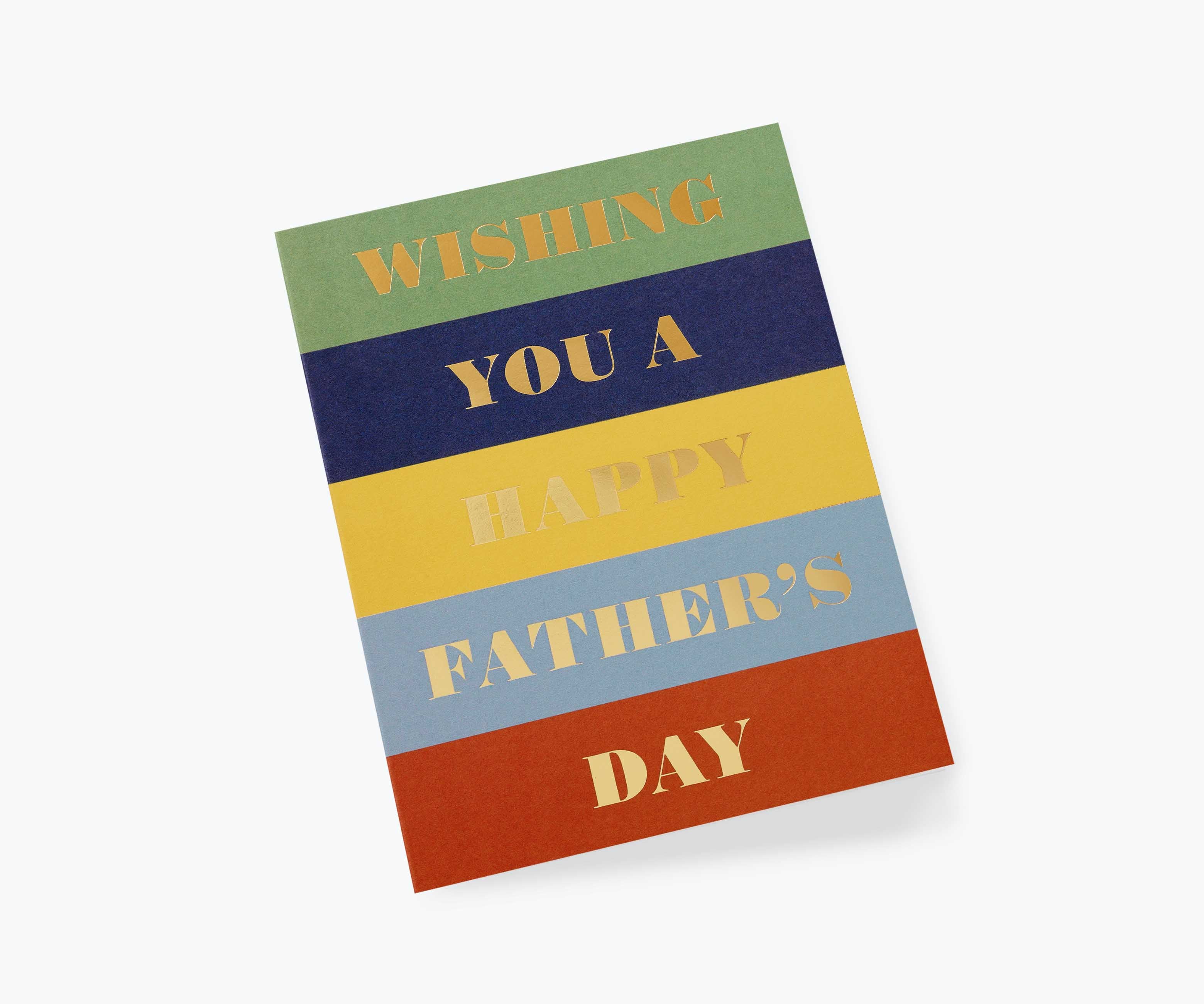 Color Block Father's Day Card - Single Card - Image 2