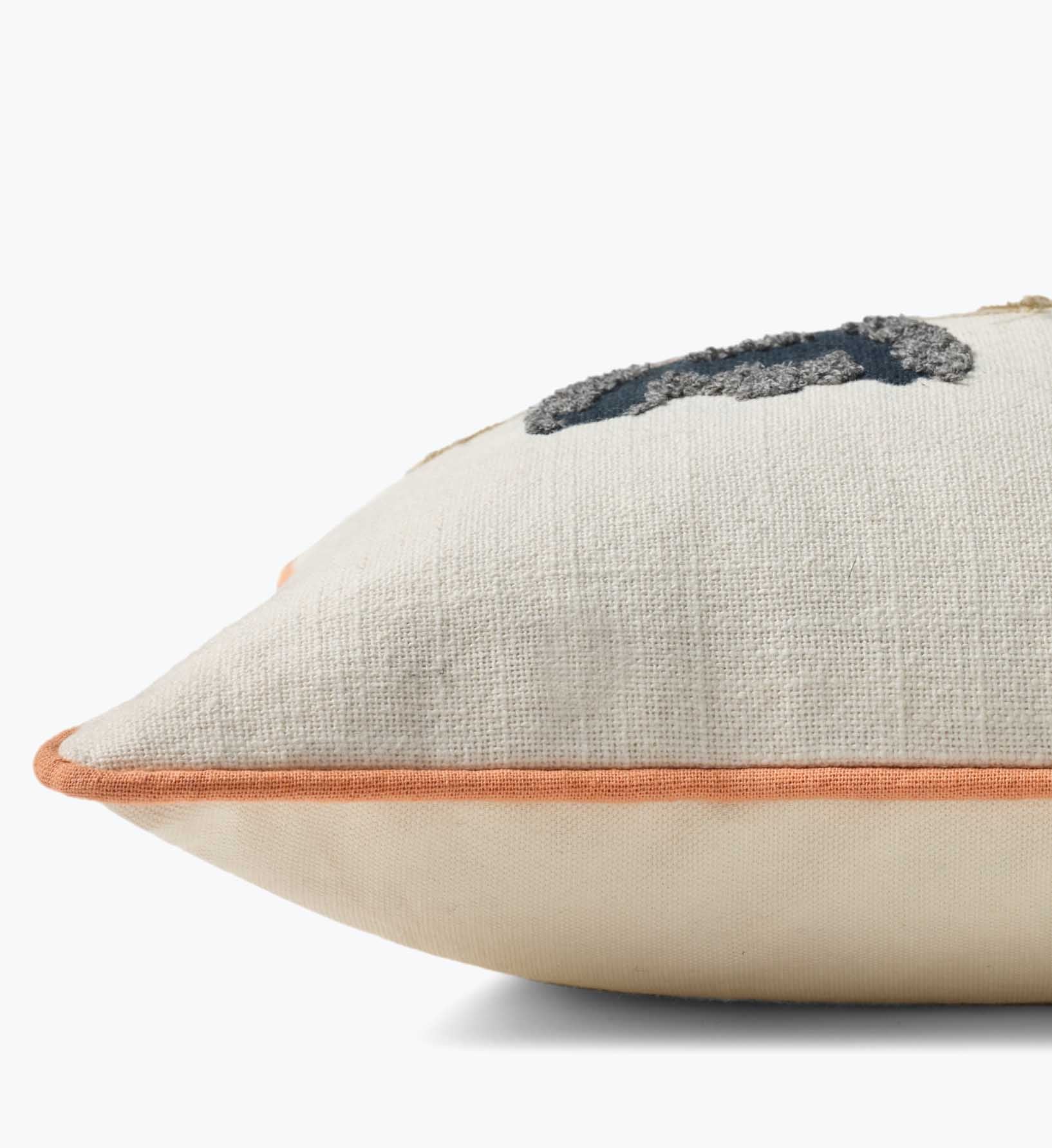 Cool Cats Embroidered Lumbar Pillow - White - Image 4
