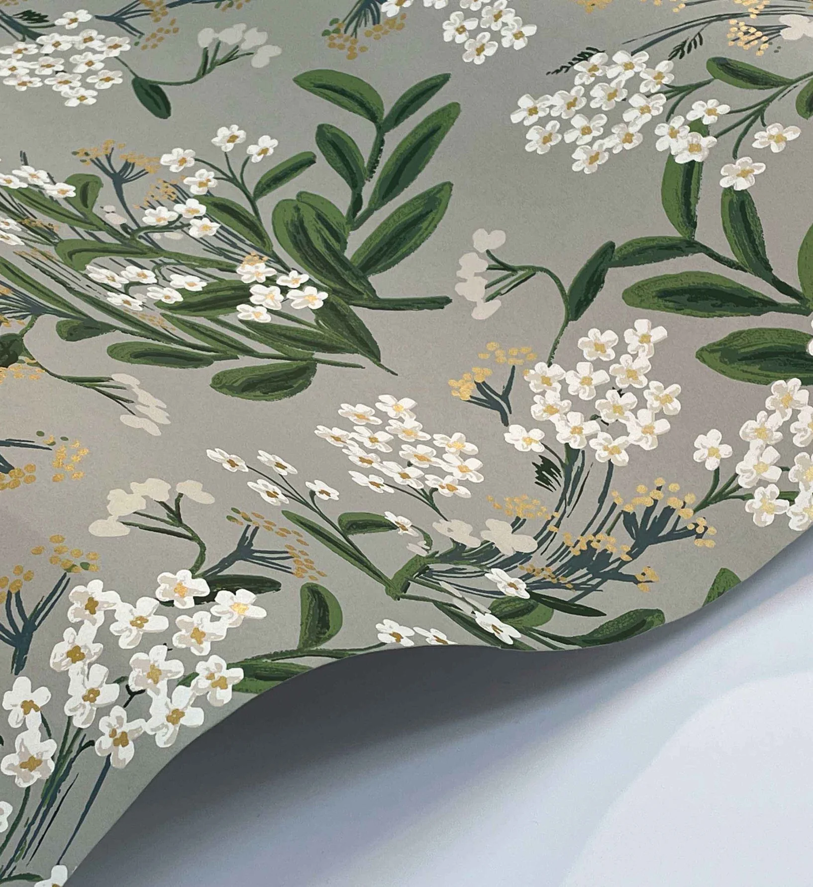 Cornflower Wallpaper - Grey - Image 4