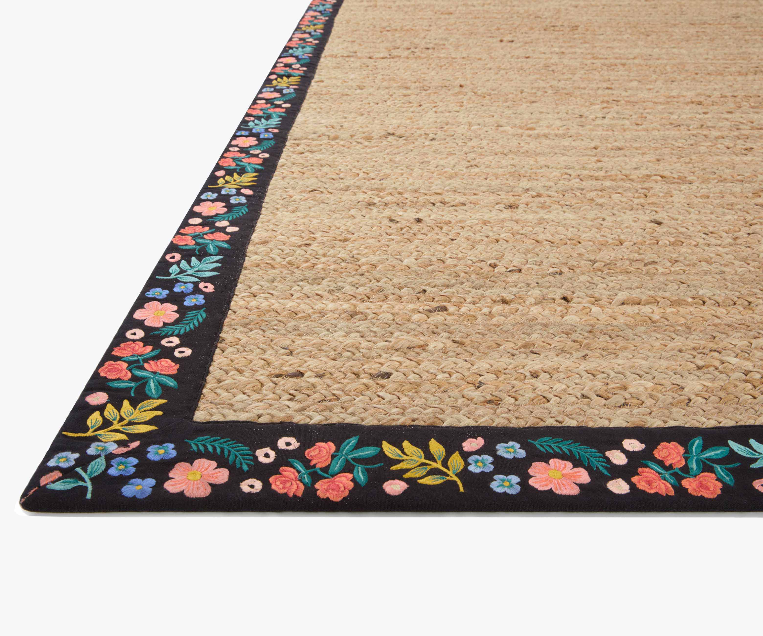 Costa Wildwood Jute Rug - Natural & Black - Image 5