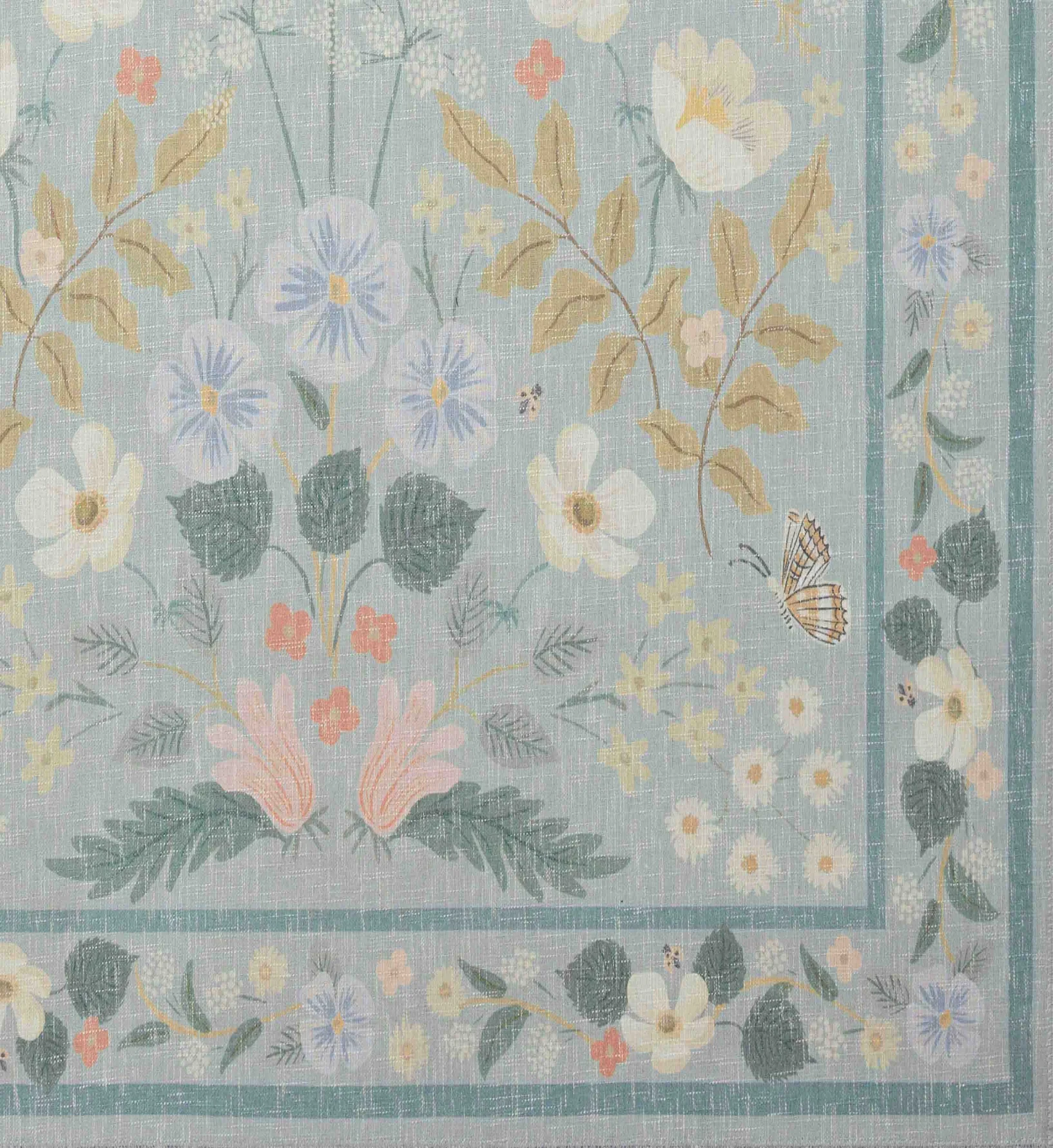 Cotswolds Willow Power Loomed Rug - Sky - Image 2