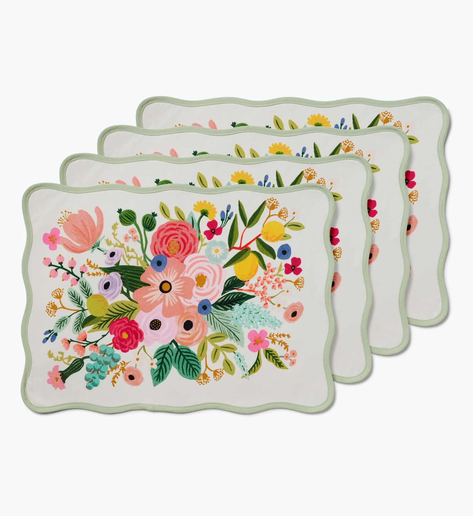 Cotton Placemat Set - Garden Party - Image 4