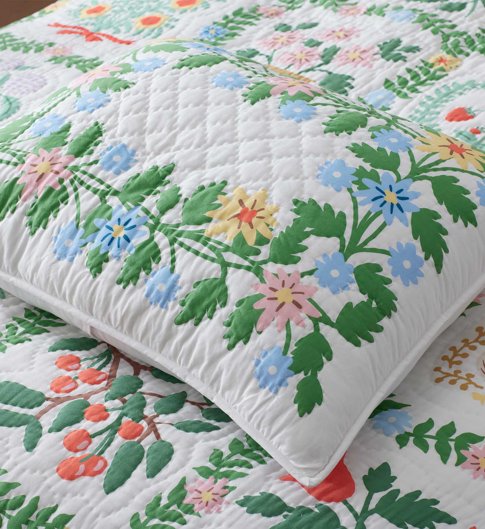 Cotton Quilted Sham - Helena - Image 2