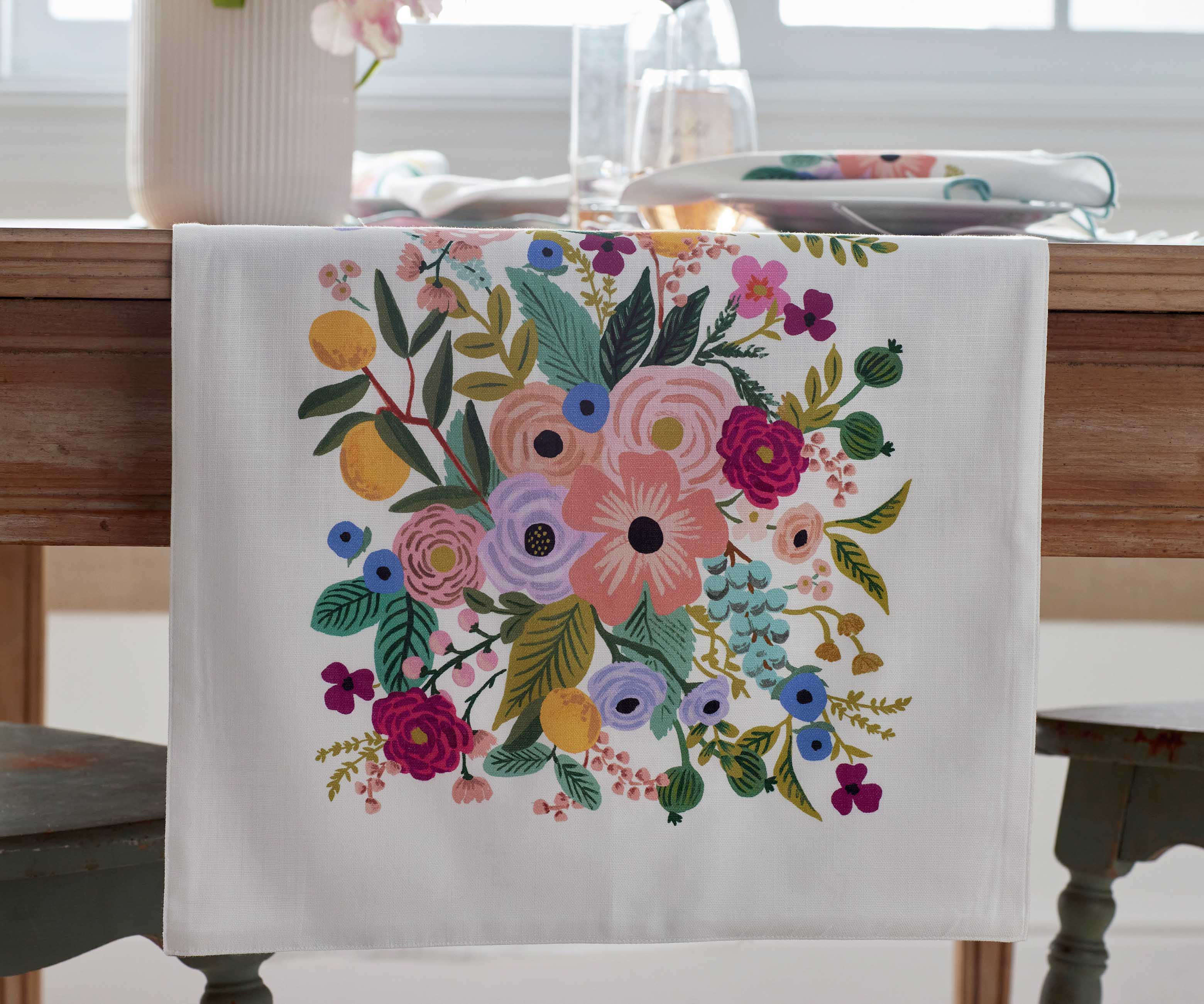 Cotton Table Runner - Garden Party - Image 3
