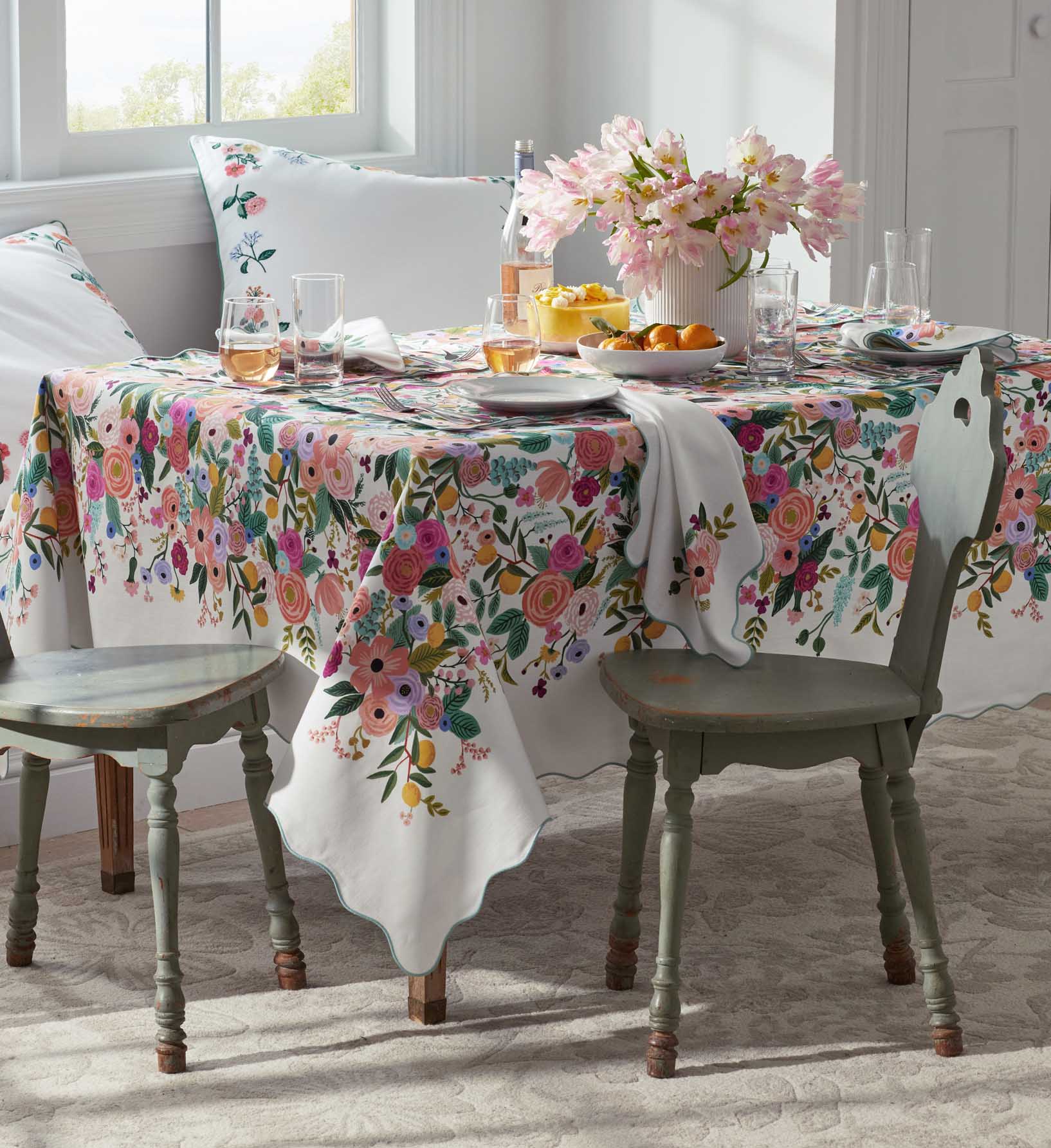 Cotton Tablecloth - Garden Party - Image 2