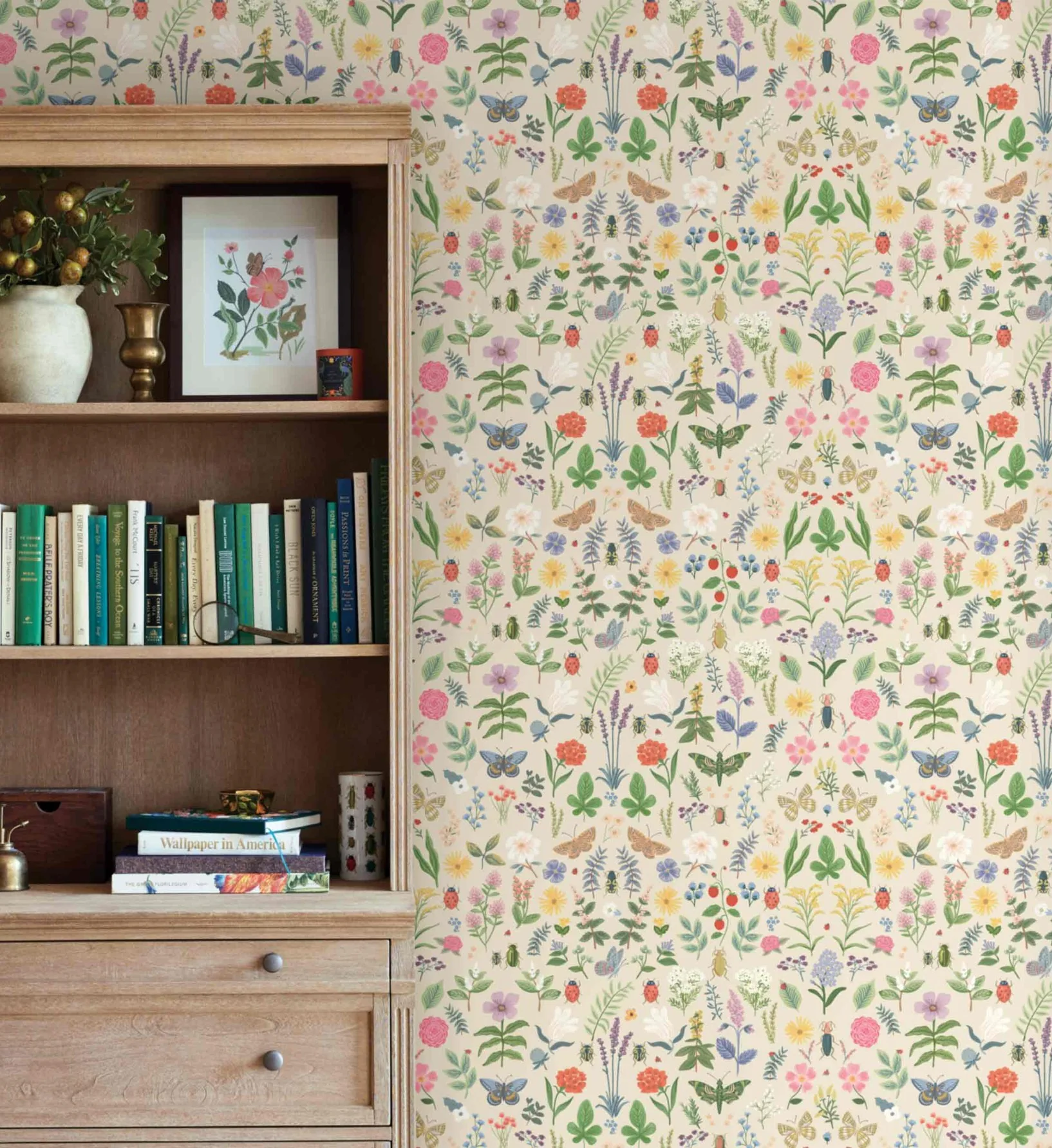 Curio Peel & Stick Wallpaper - Cream - Image 2