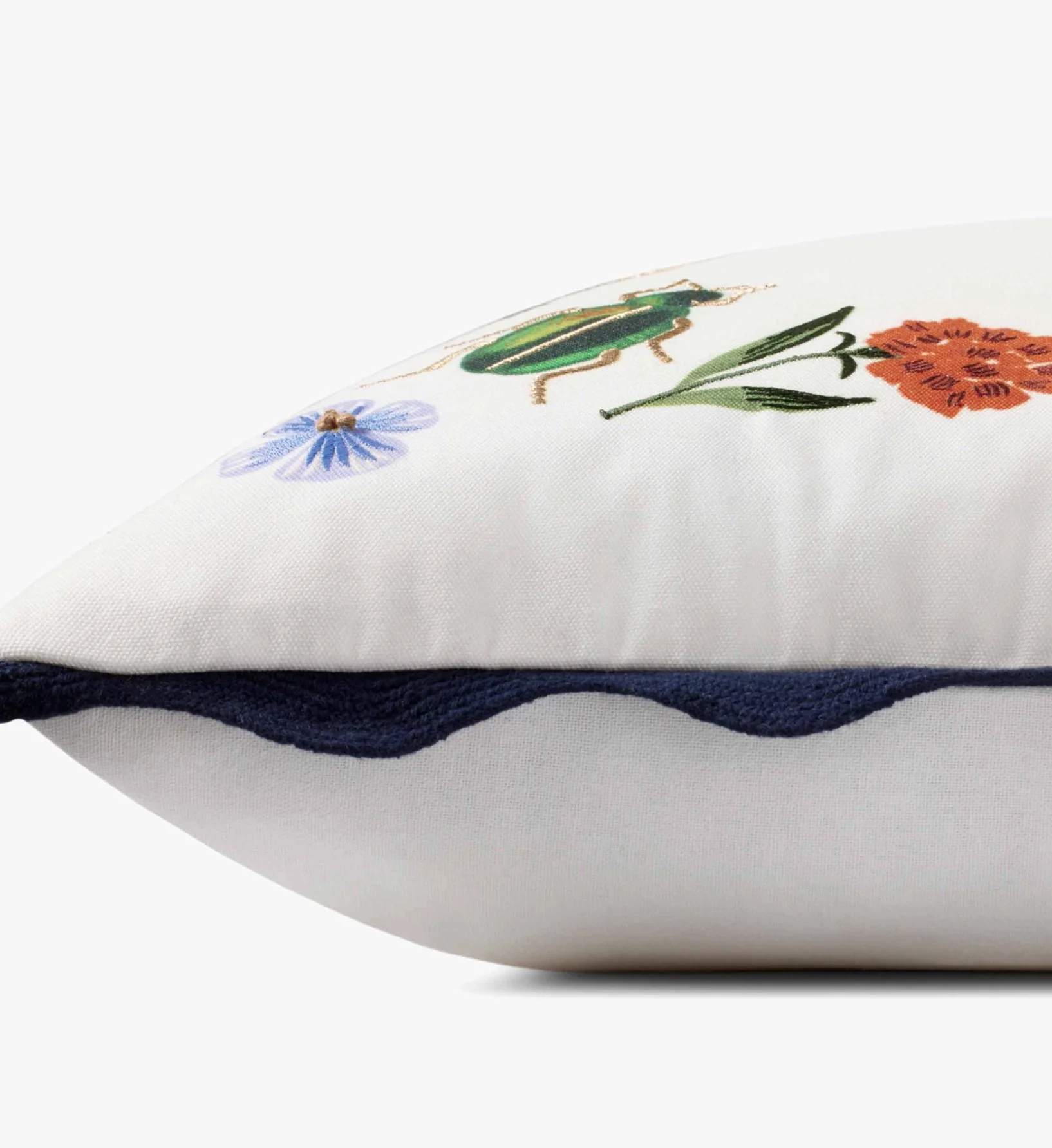 Curio Vignette Embroidered Pillow - White - Image 4