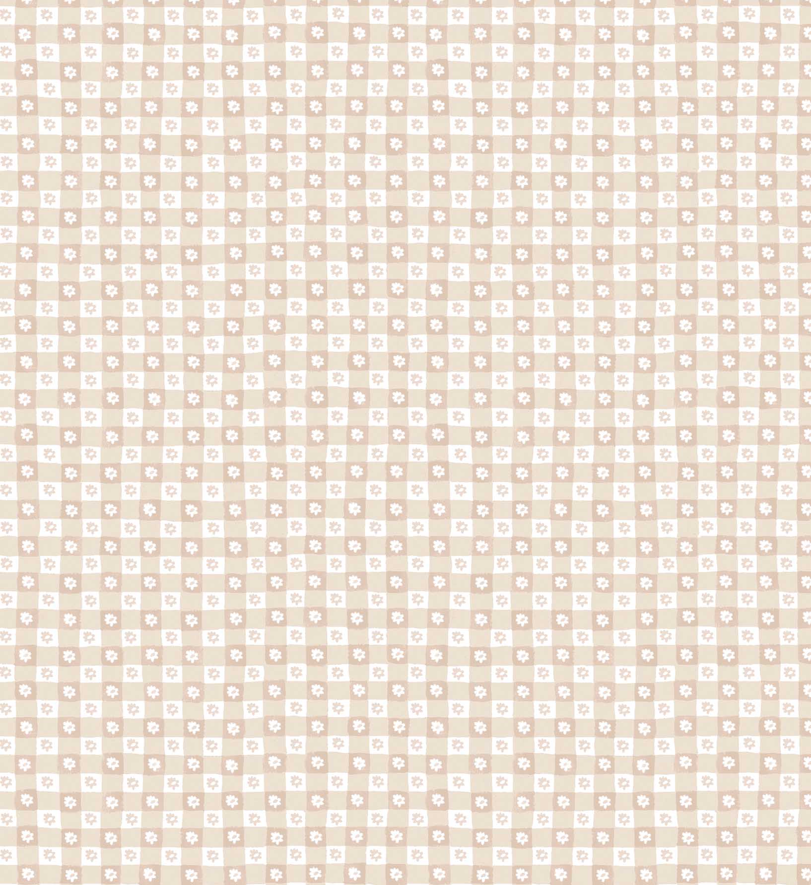 Daisy Gingham Peel & Stick Wallpaper - Blush - Image 4