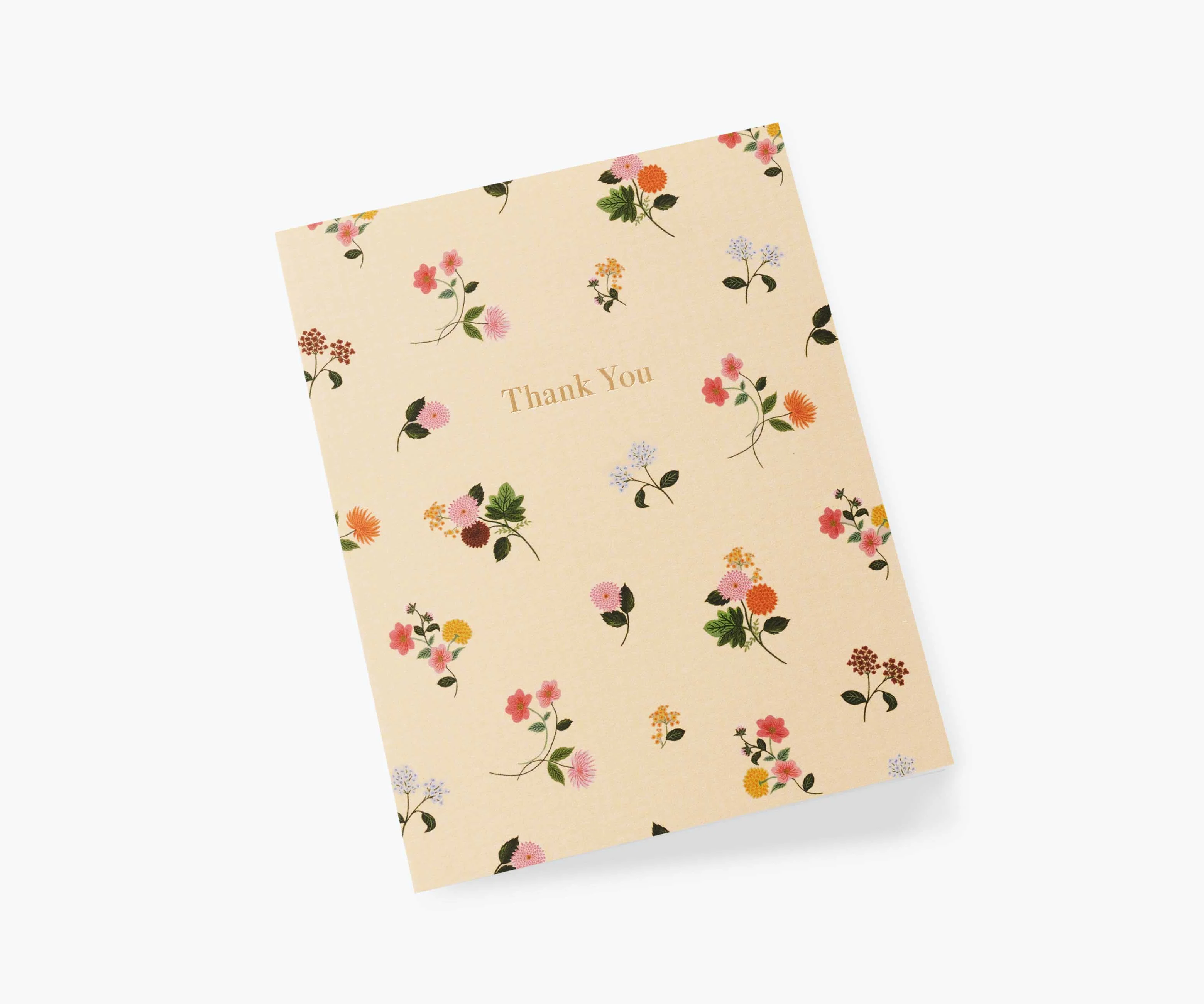 Ditsy Dahlia Thank You Card - Single Card - Image 2