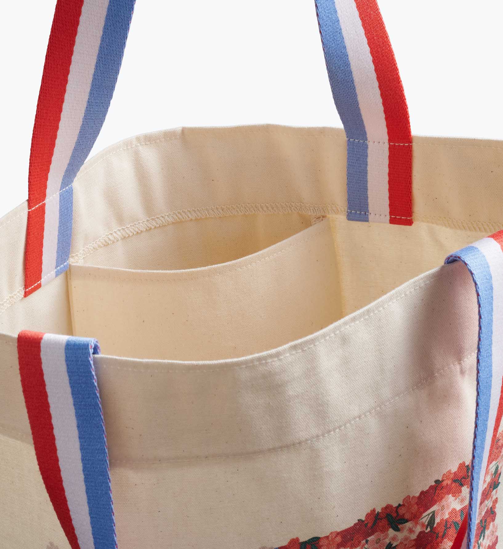 East West Canvas Tote Bag - Americana - Image 2