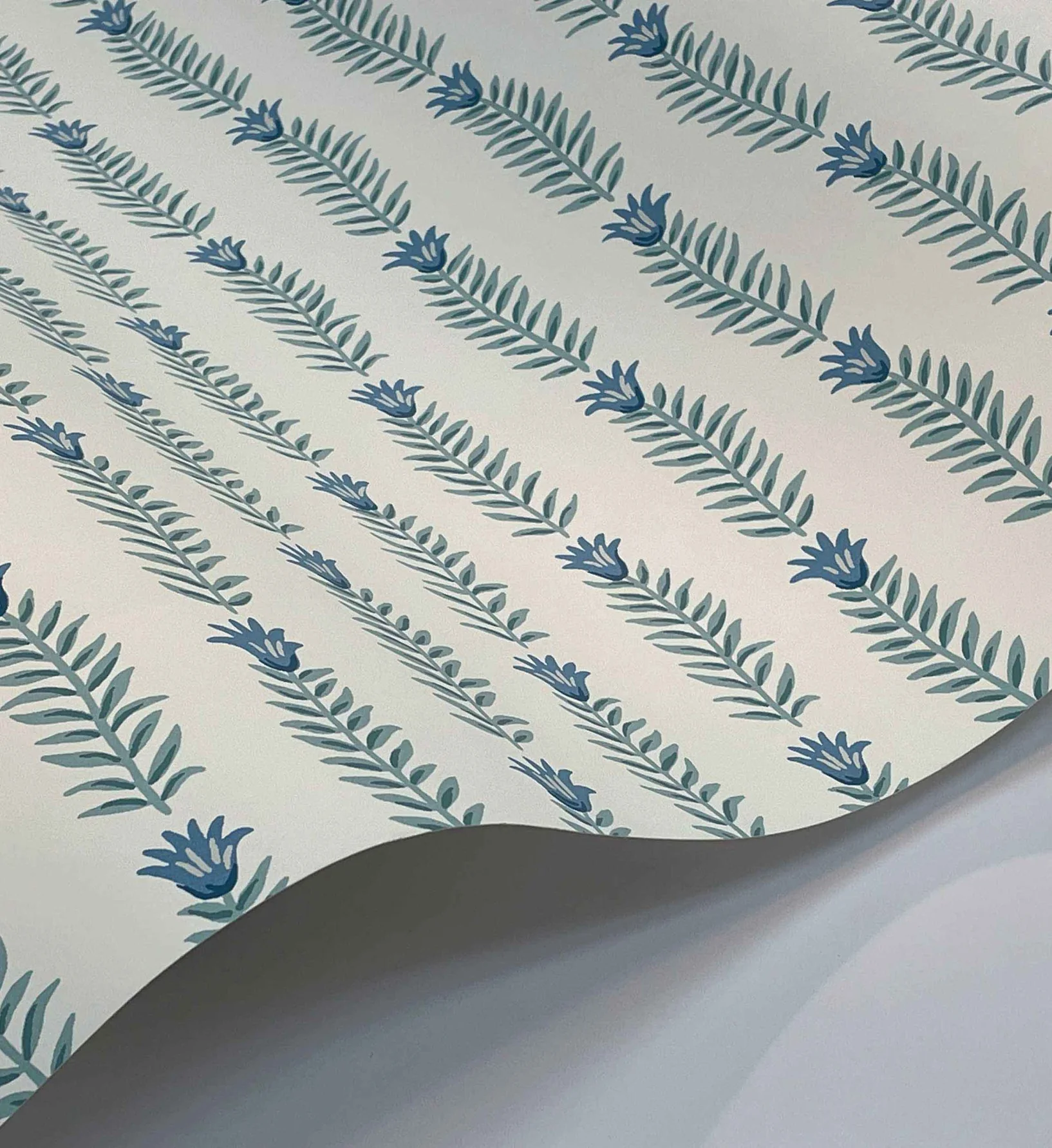 Eden Wallpaper - Indigo - Image 3