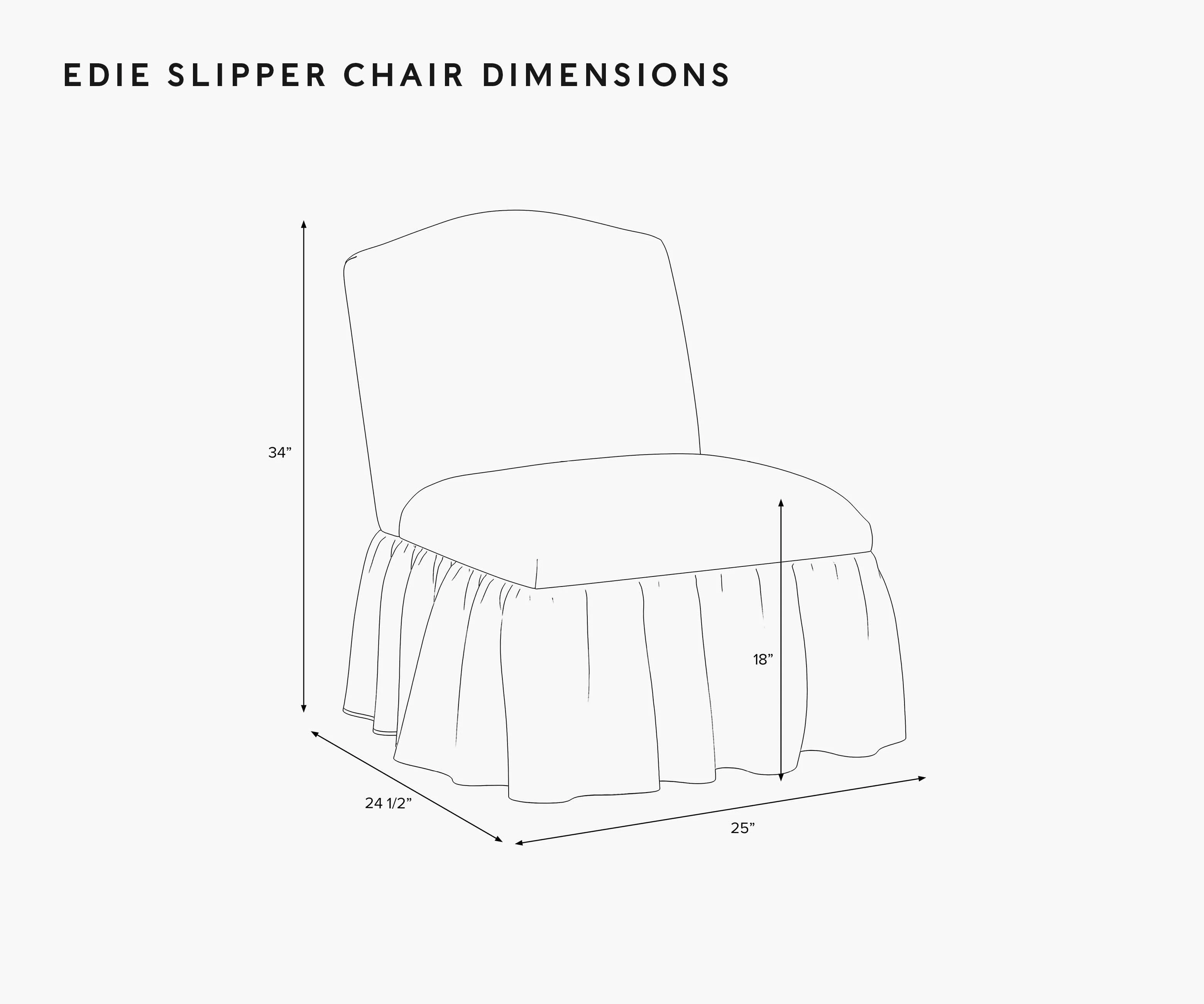 Edie Slipper Chair - Strawberry Fields - Image 5